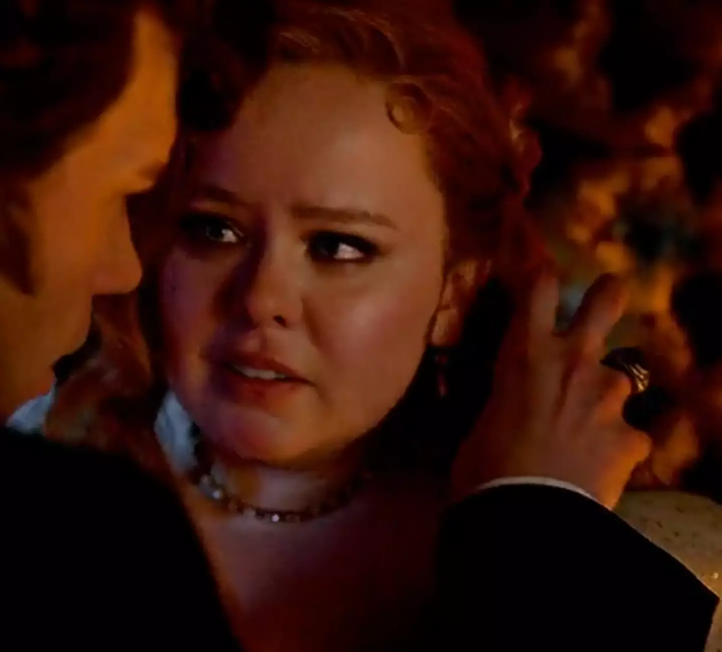 Fans rushed to social media to share their erotic fan theories on the carriage scene. (Netflix)