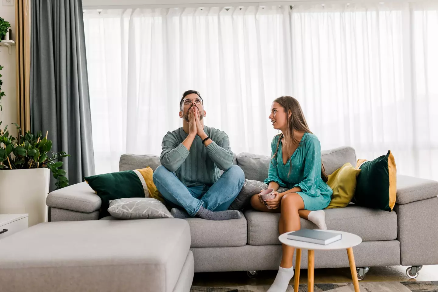 Your partner's lack of affection could also be a bad sign. (skynesher/Getty)