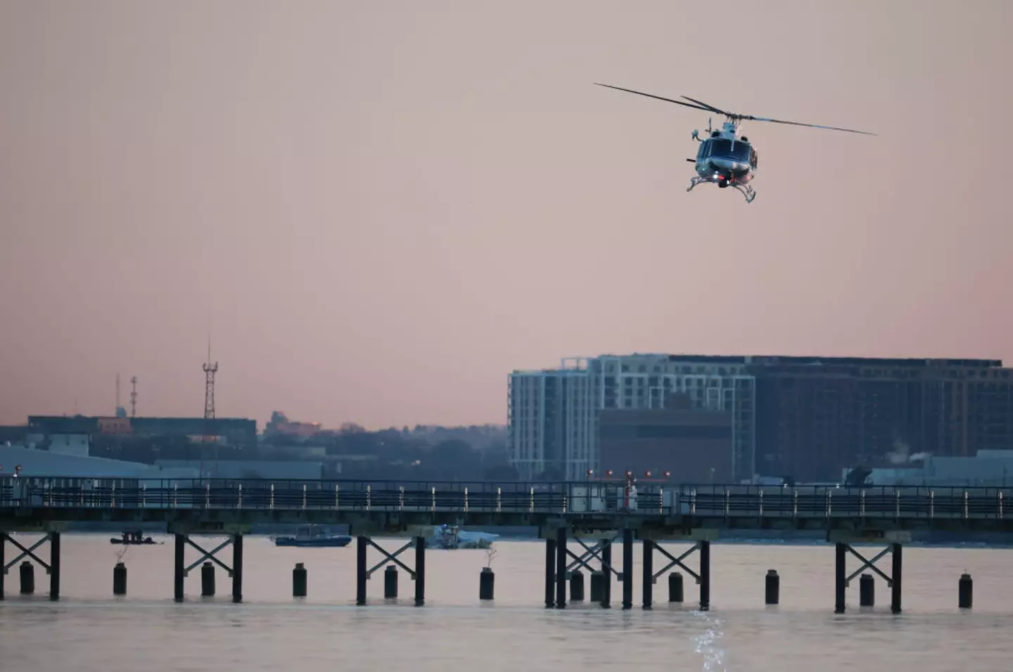 The commercial jet was carrying 60 passengers and four crew members (Win McNamee / Staff / Getty Images)