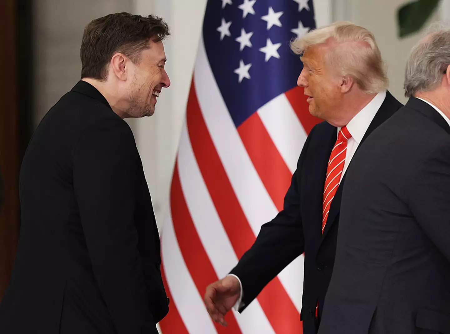 People are speculating over an alleged 'break up' between Donald Trump and Elon Musk (Win McNamee / Staff / Getty Images)