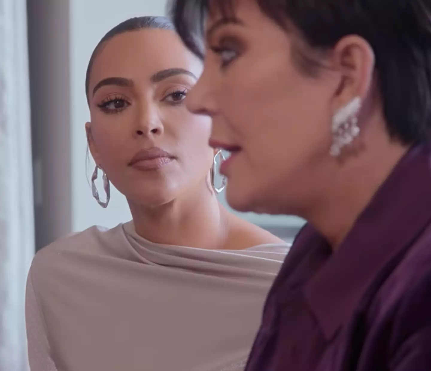 Kim Kardashian spoke about ending her marriage to Kanye West.