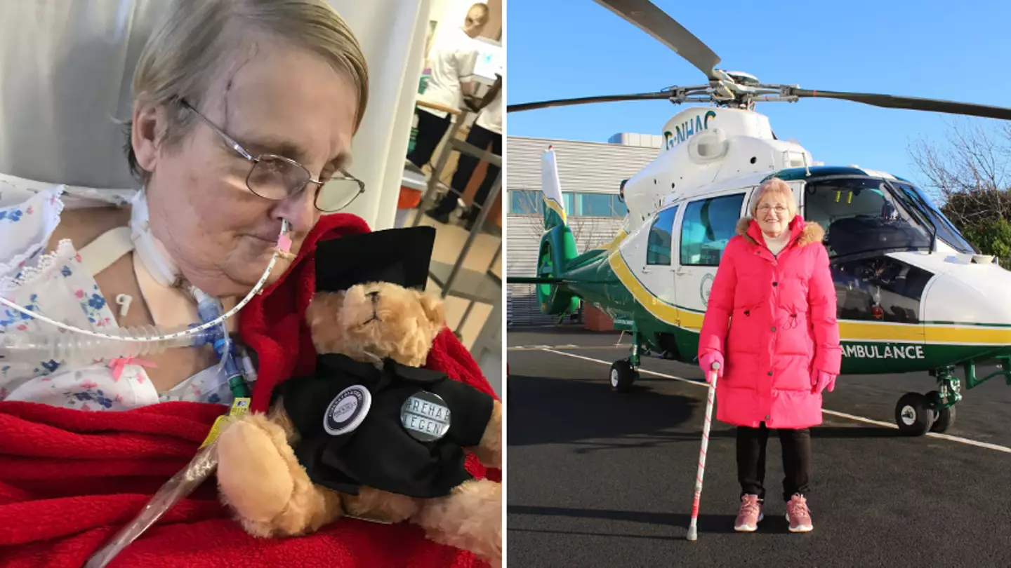 Woman survives being hit by bus after listening to dead husband’s message