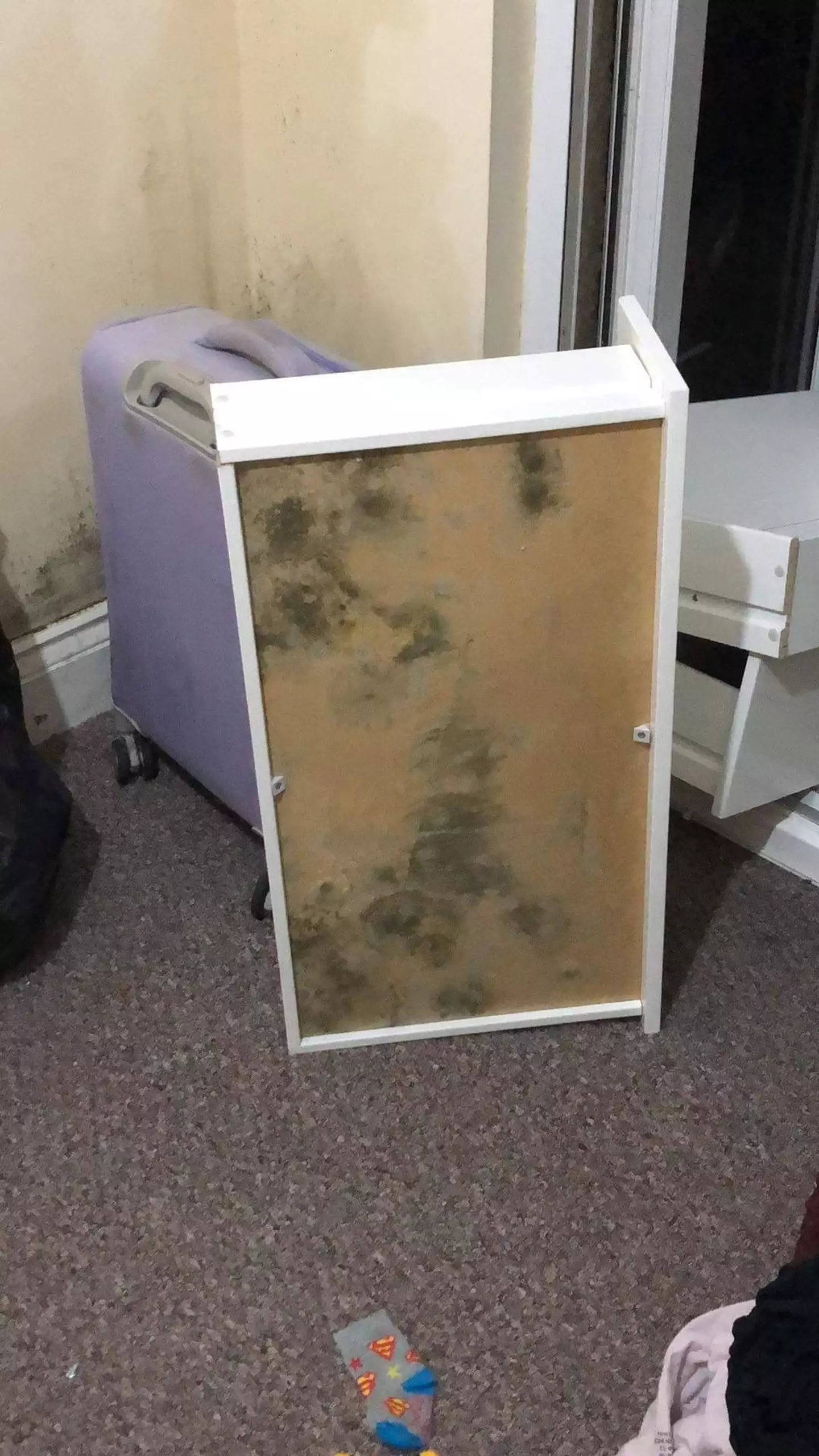 The mum-of-three has set up a GoFundMe to help cover the cost of damaged items.