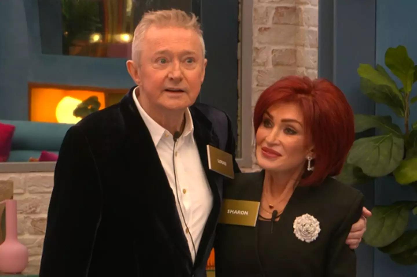 Sharon and Louis Walsh in CBB.