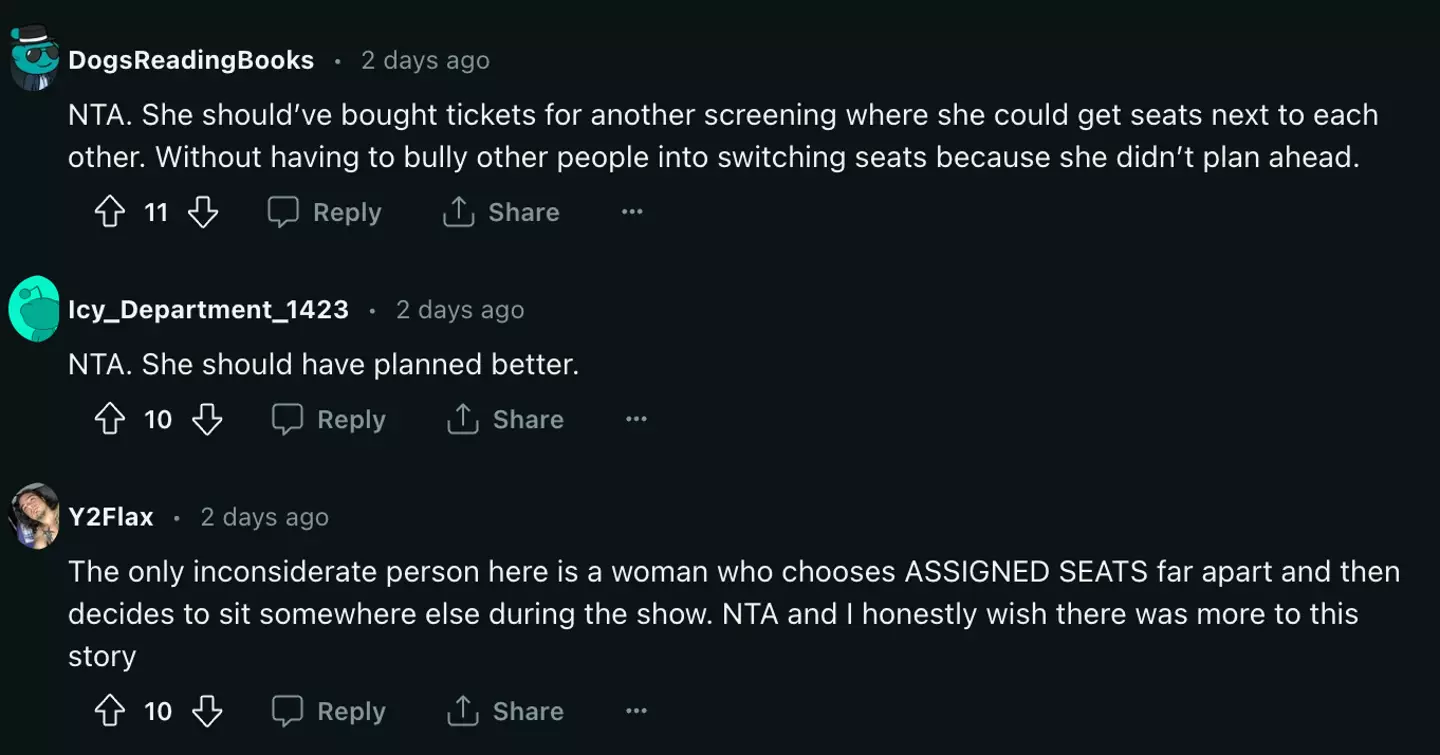 Luckily for the Redditer, everyone agreed he was definitely NTA in this situation.