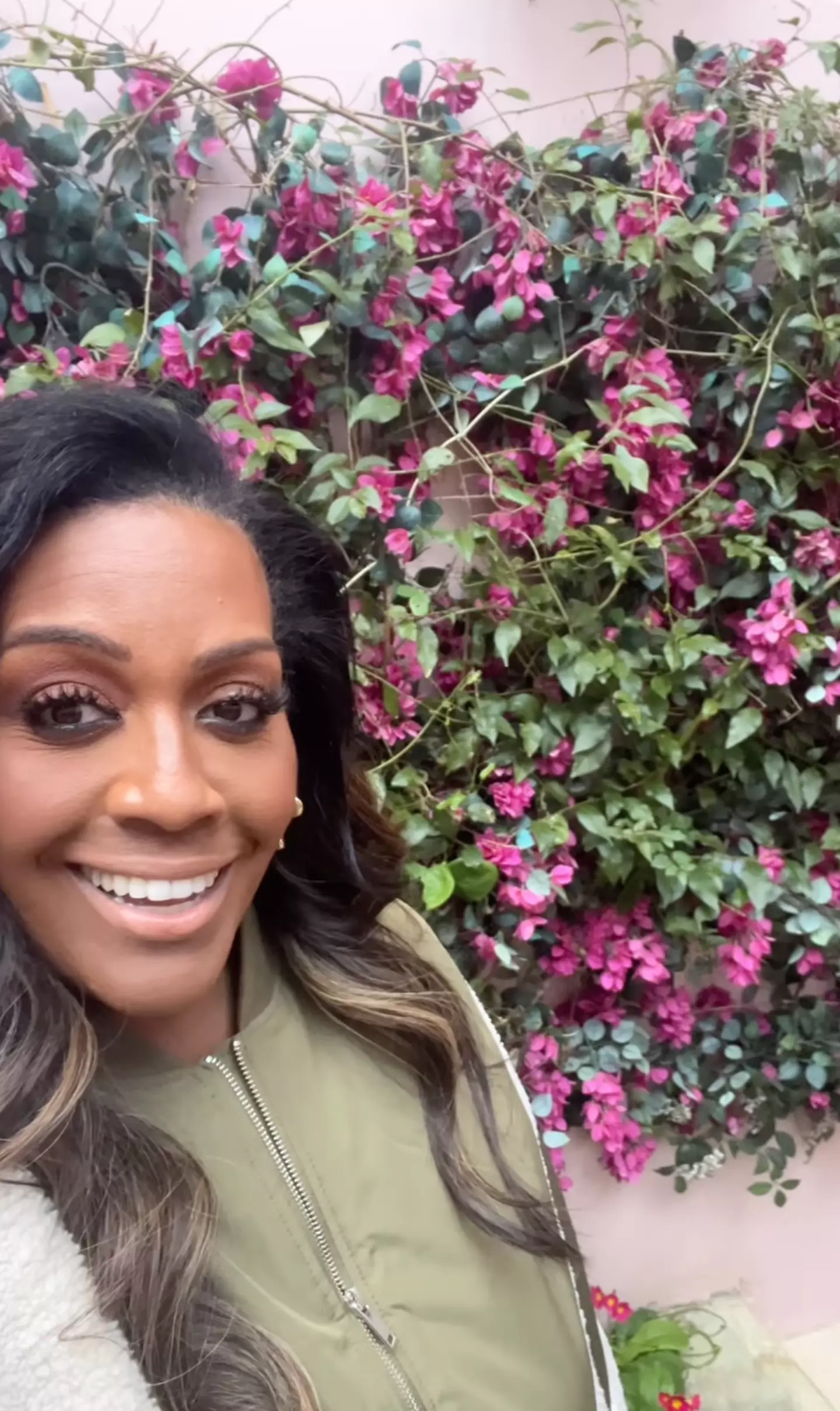 The star has been criticised for the freebie stay. (Instagram/@alisonhammond)