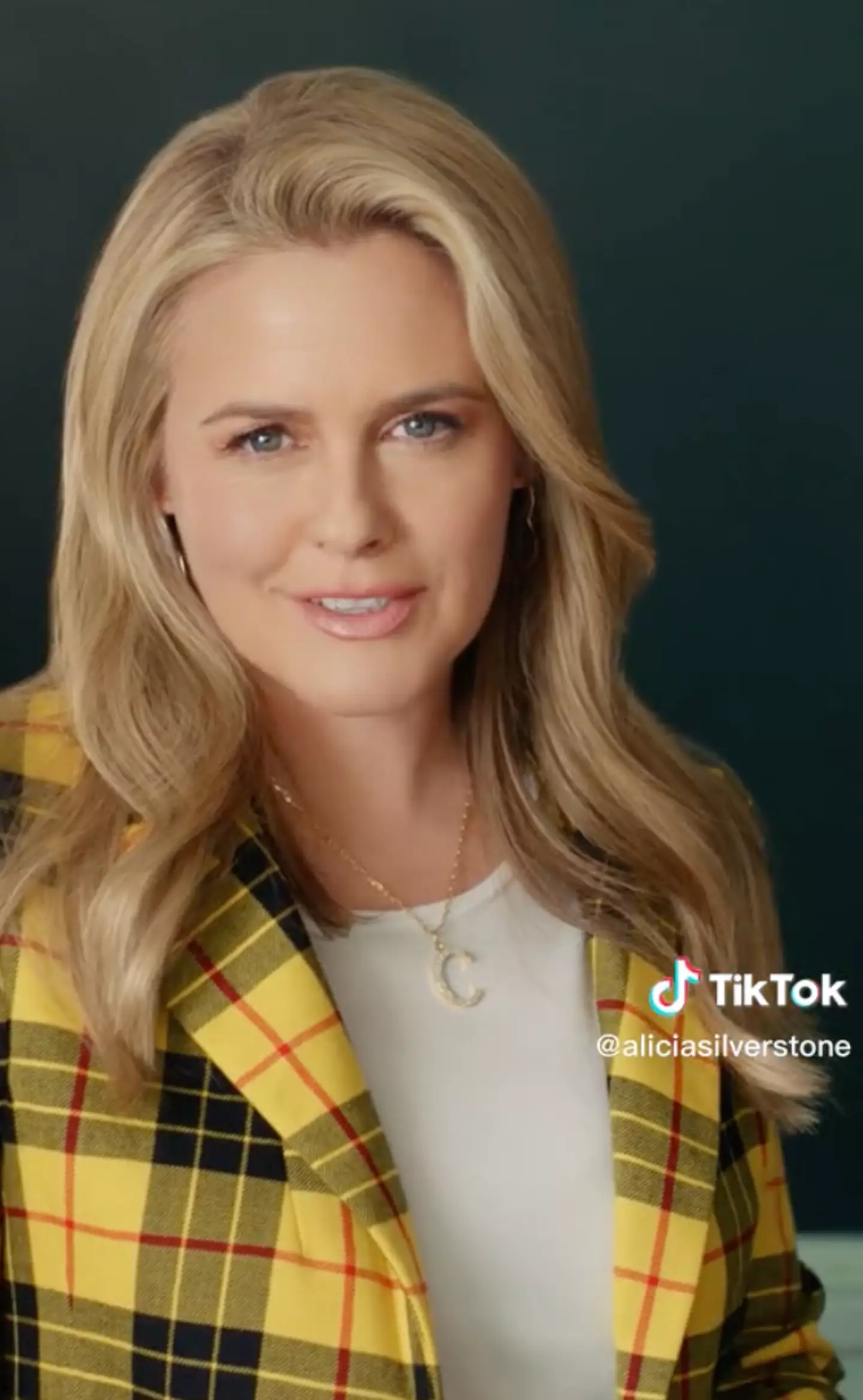 Silverstone took to TikTok to share the news.