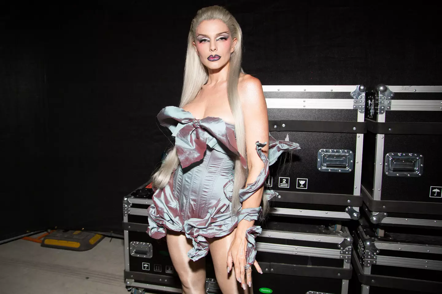 Julia Fox, who has previously dated Kanye West, has appeared to confirm she's a lesbian with a TikTok video. (Santiago Felipe/Getty Images)