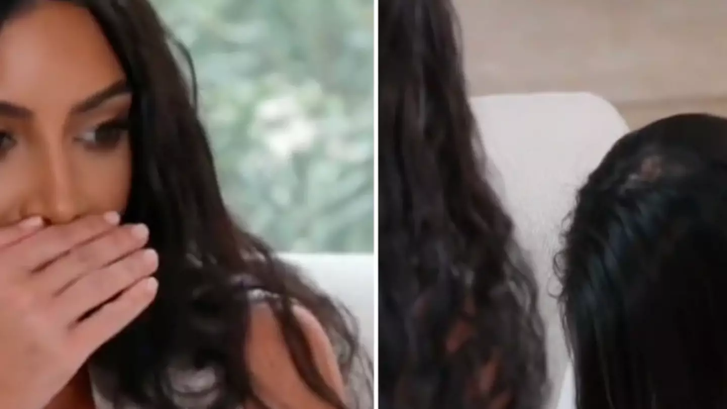 Kim Kardashian's Hilarious Reaction To Kourtney's 'Bald Spot'