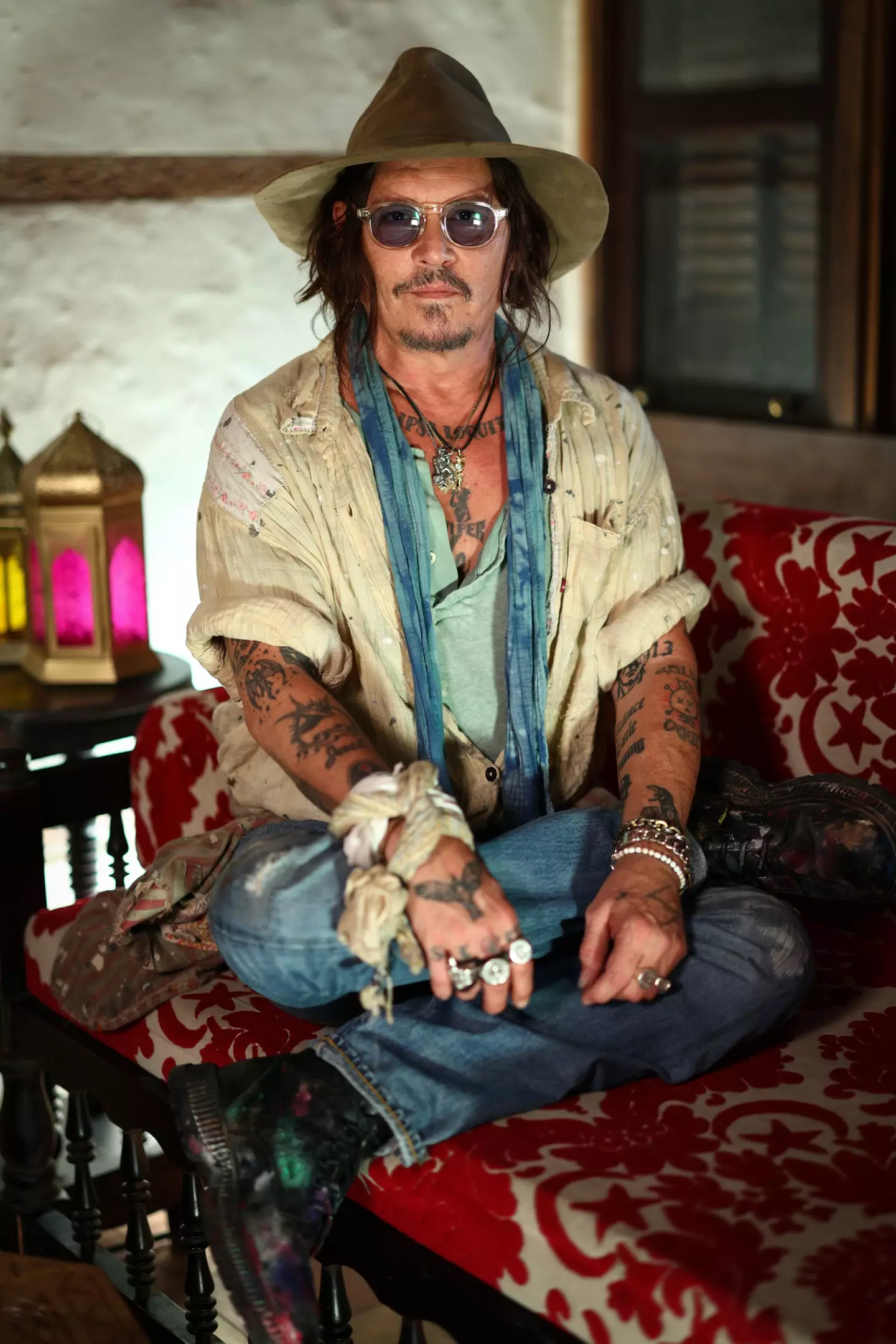 Depp assured fans he and his team were working to 'combat' the issue (Tim P. Whitby/Getty Images for The Red Sea International Film Festival)