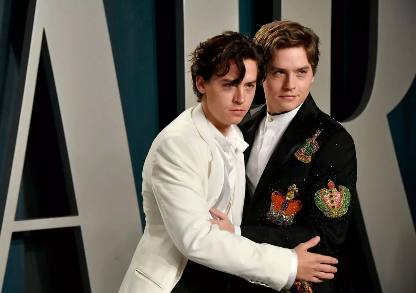 Twins Cole and Dylan Sprouse pictured in 2020 (Frazer Harrison/Getty Images)