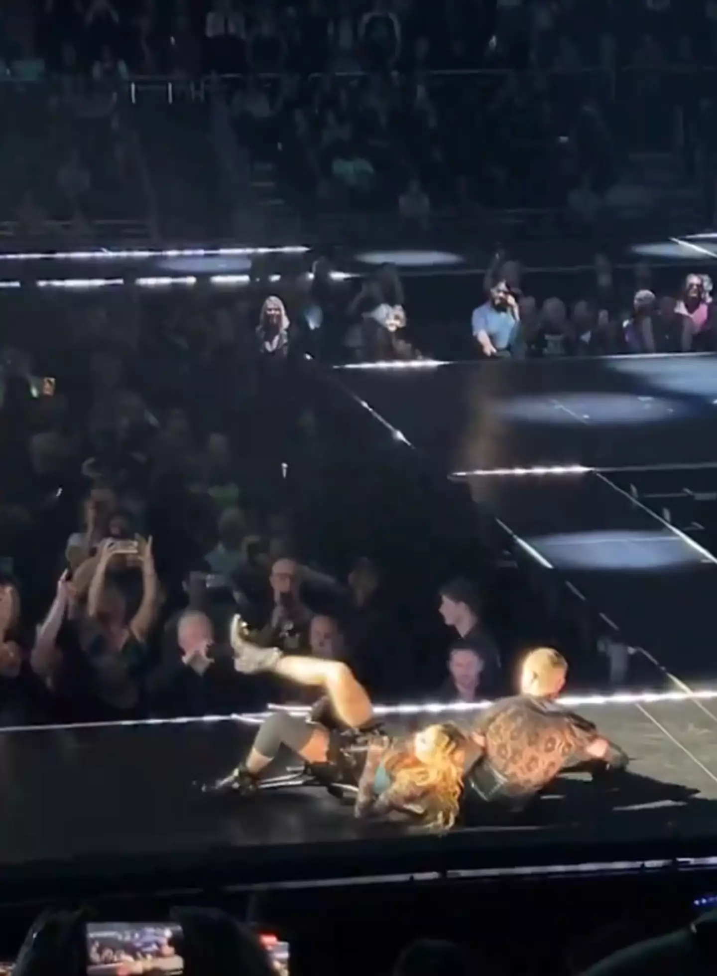 Madonna suffered another on-stage blunder.