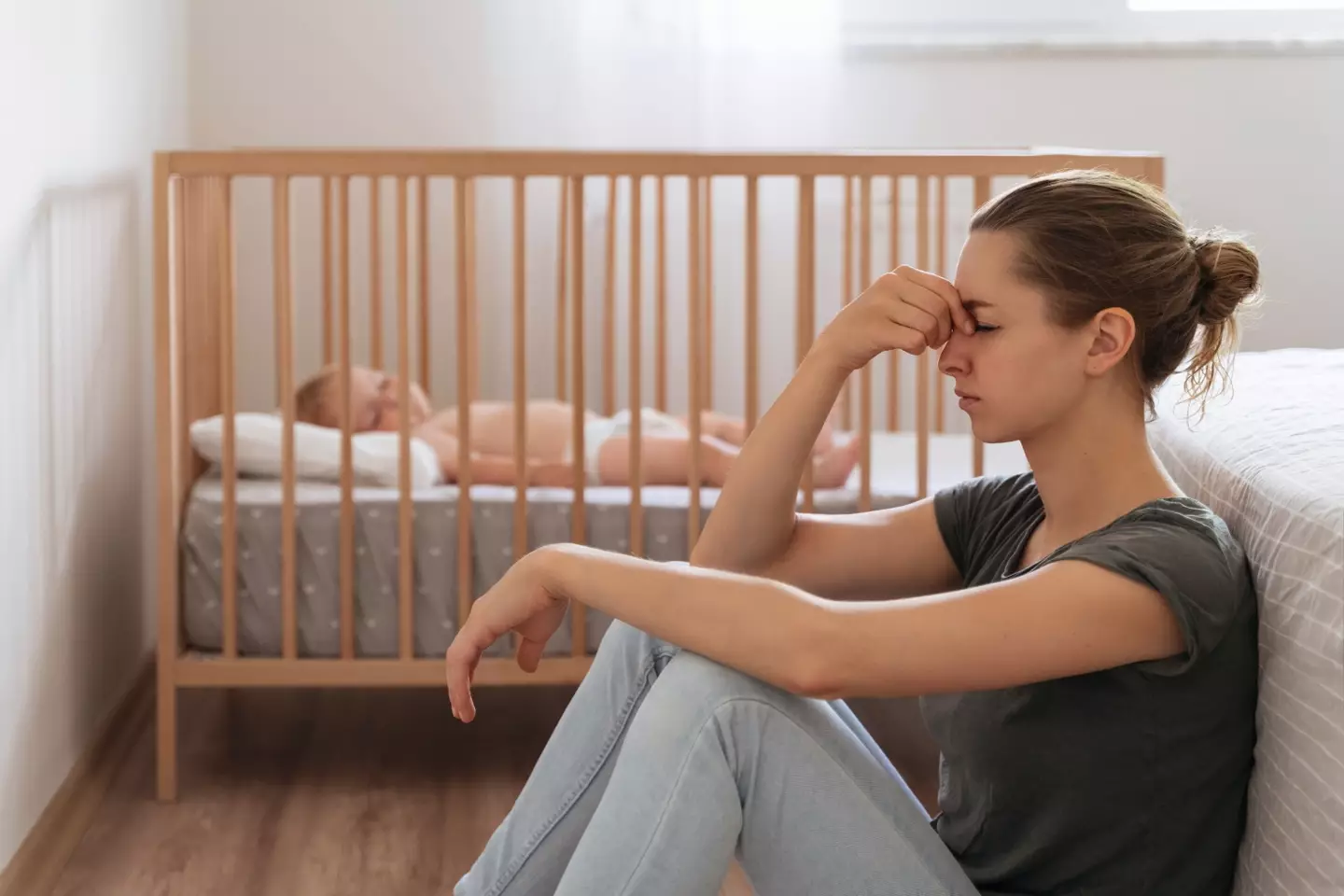 The mum explained her daily routine.