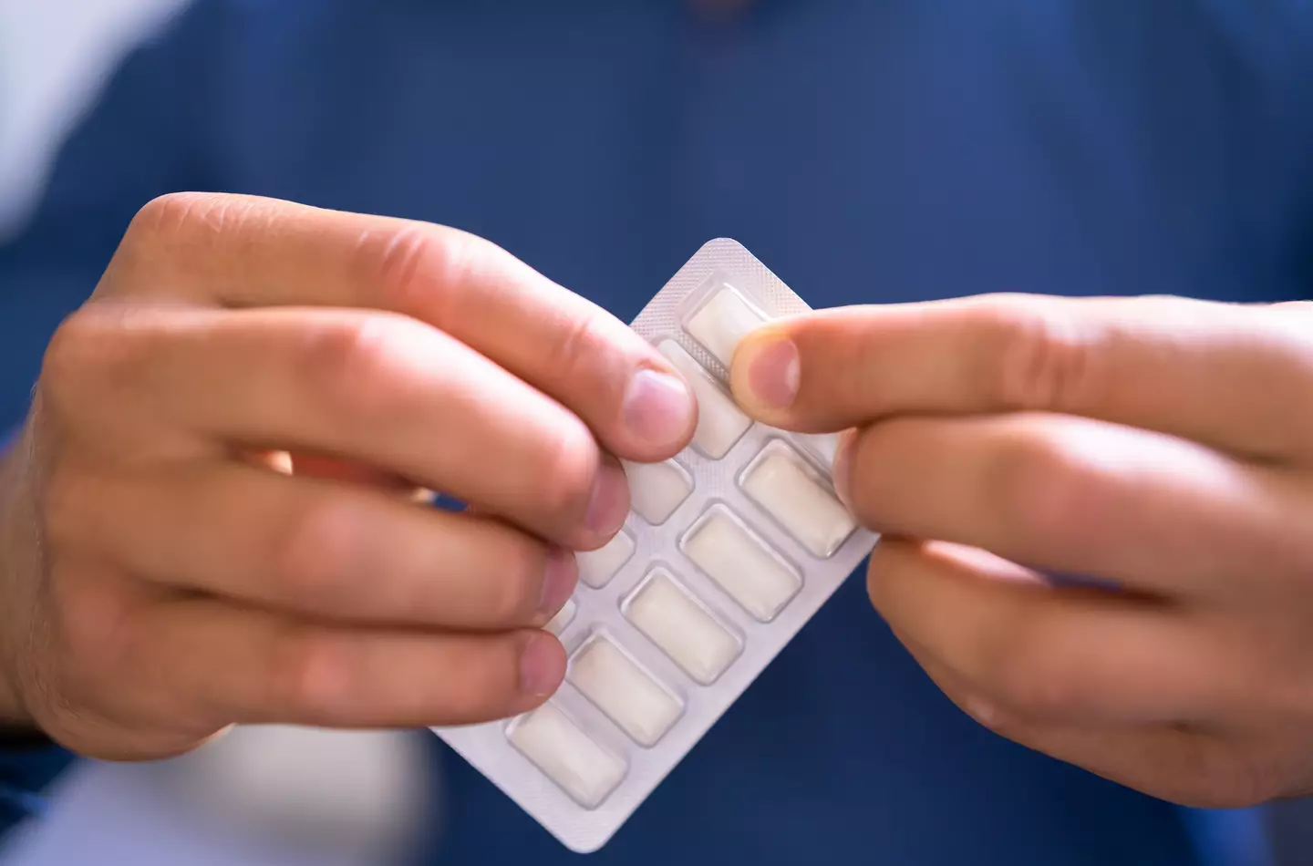Prolonged chewing gum use has been linked to serious health woes (Getty Stock Image)