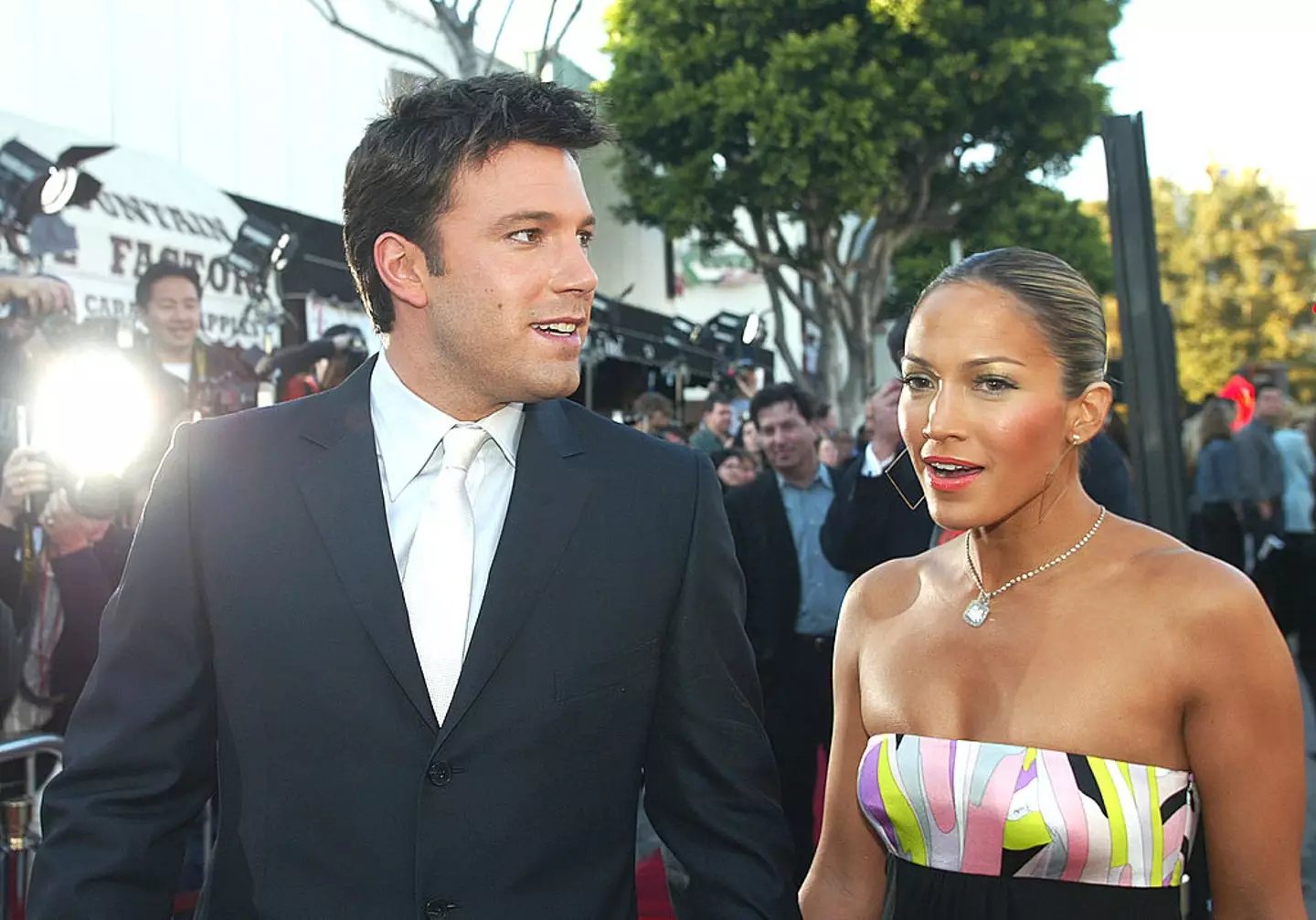 The pair were an item back in the day before splitting up for the first time in 2004. (Kevin Winter / Staff / Getty Images)