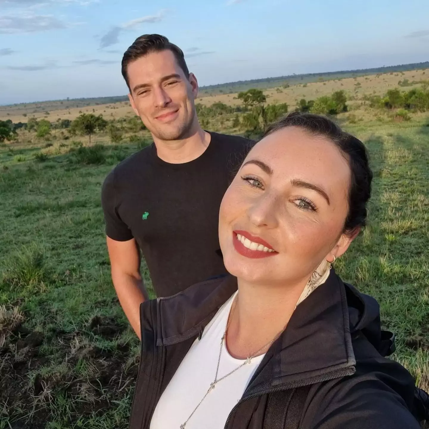 In another TikTok Hazel said she 'married up'.