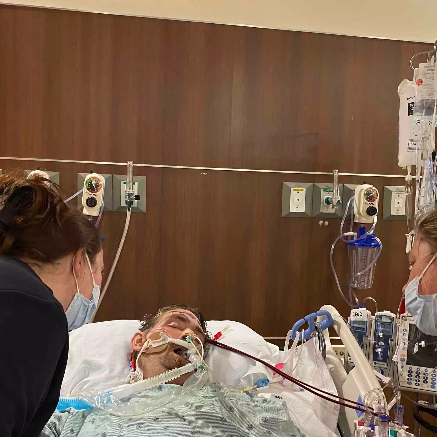 Steven was in a coma.