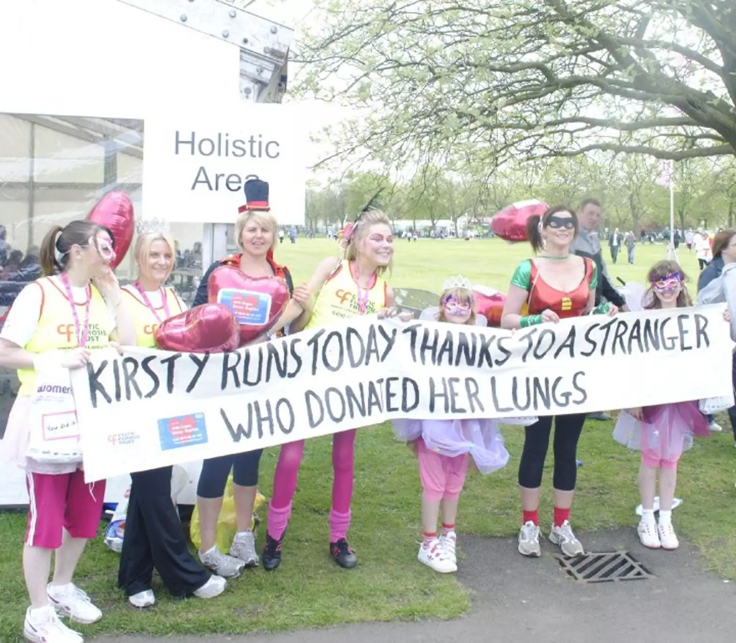 Kirsty ran a 10k after she had her lung transplant (