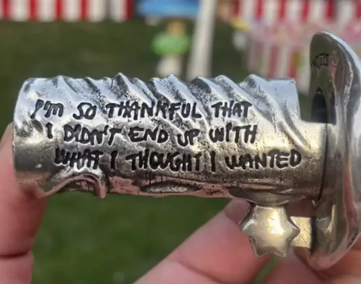 The lighters are thought to have been handed out to guests.