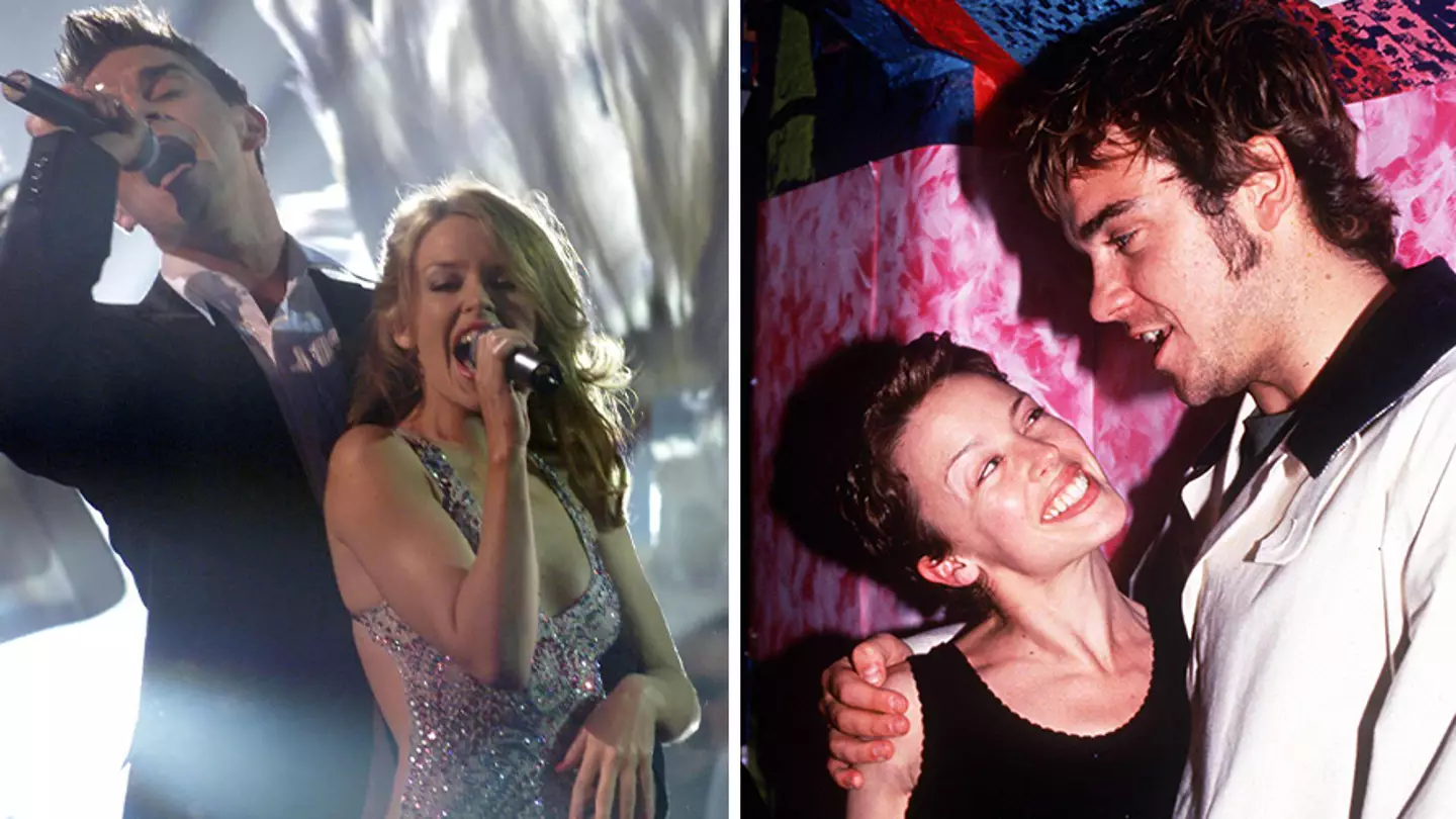 Robbie Williams says he was 'too nervous' around Kylie Minogue for any romance