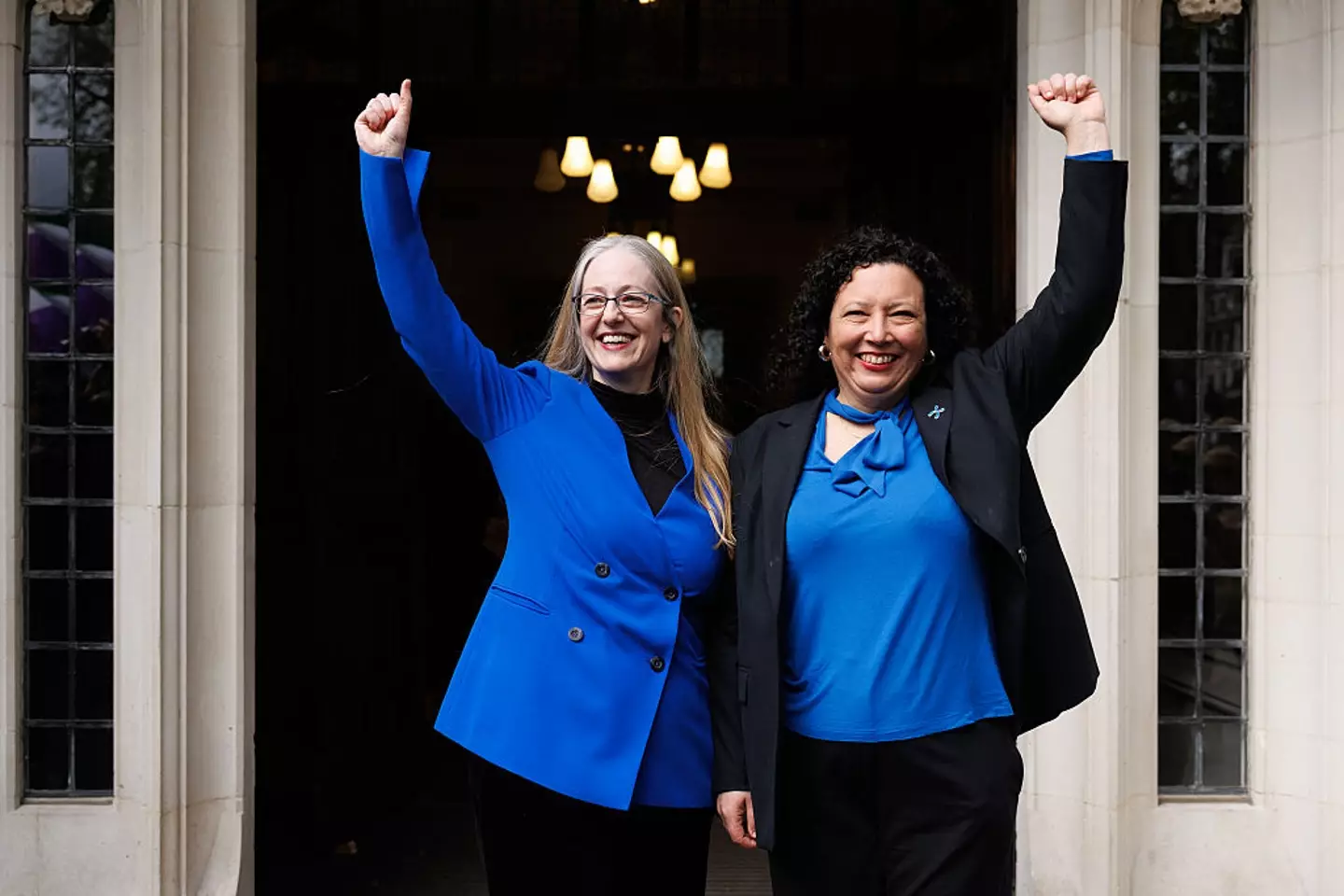 The campaign group celebrated outside the Supreme Court following the ruling (Dan Kitwood/Getty Images)