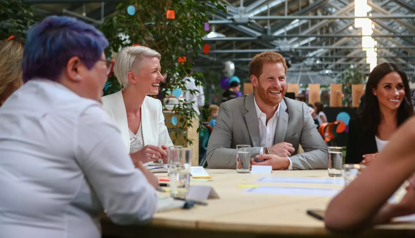The original image also contained Meghan (Jimmy Rainford - Pool/Getty Images)