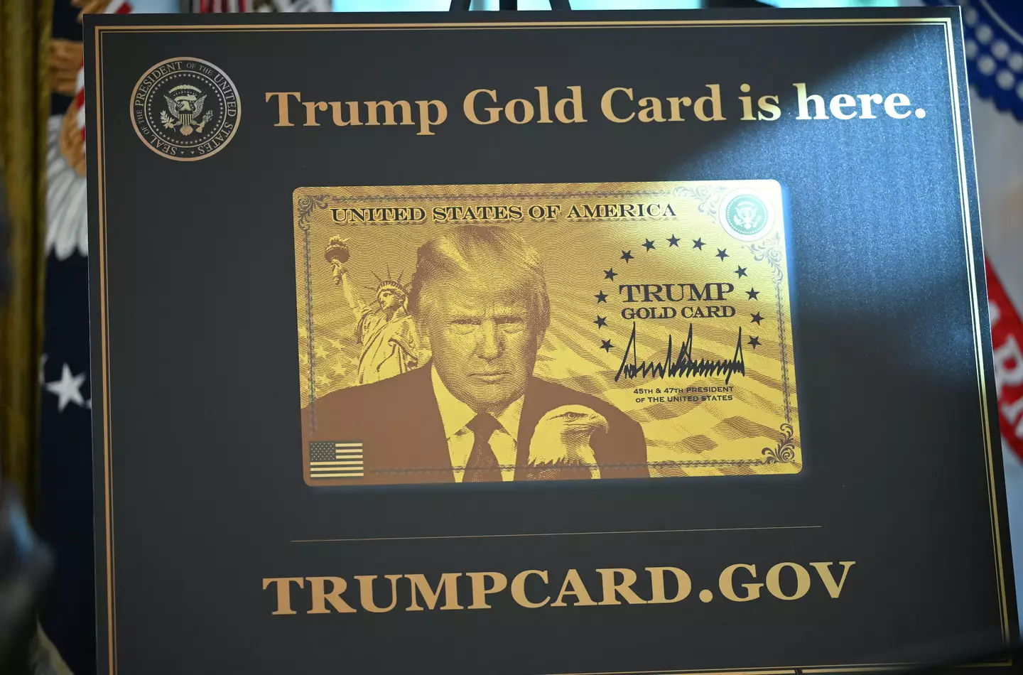 The tokens are essentially green cards (MANDEL NGAN/AFP via Getty Images)