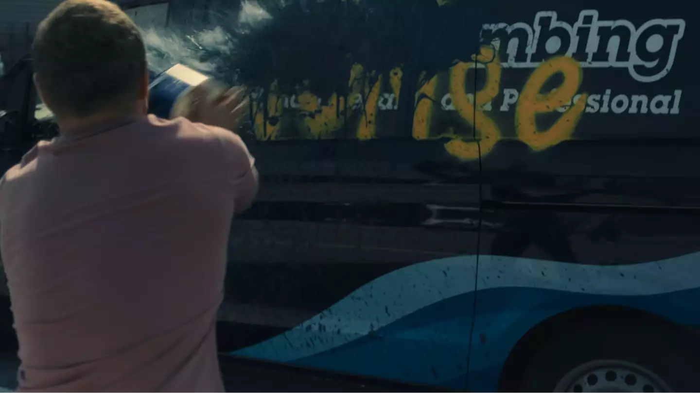 Psychologist explains hidden significance behind why dad in Adolescence throws blue paint over his van in final episode