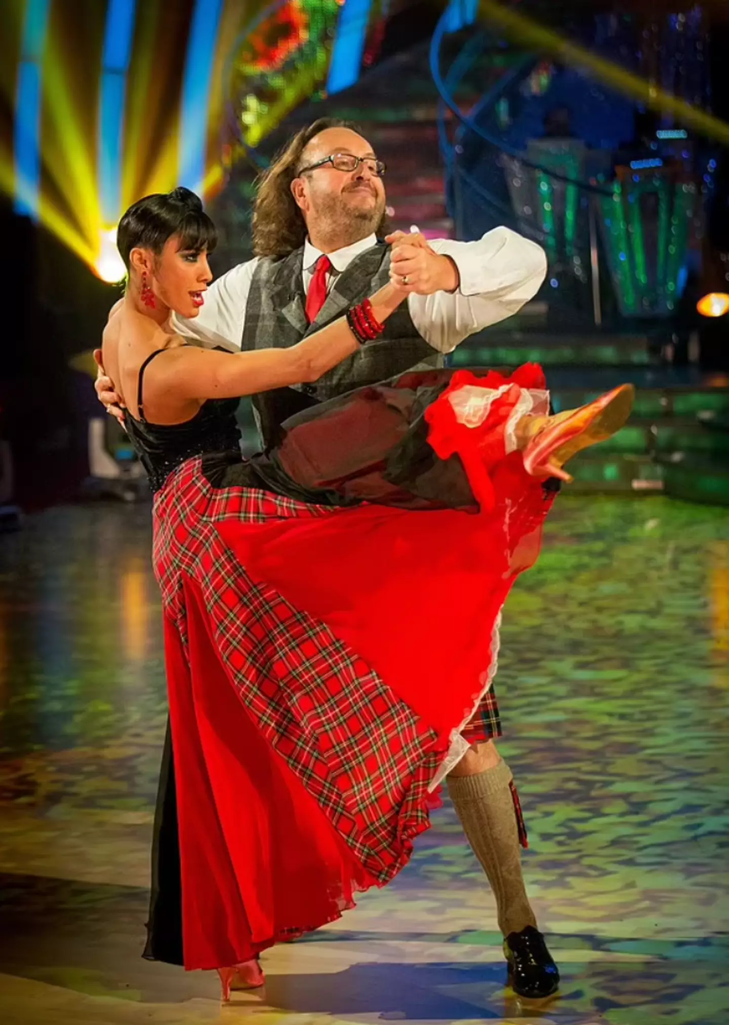 Dave's Strictly partner Karen has paid tribute.