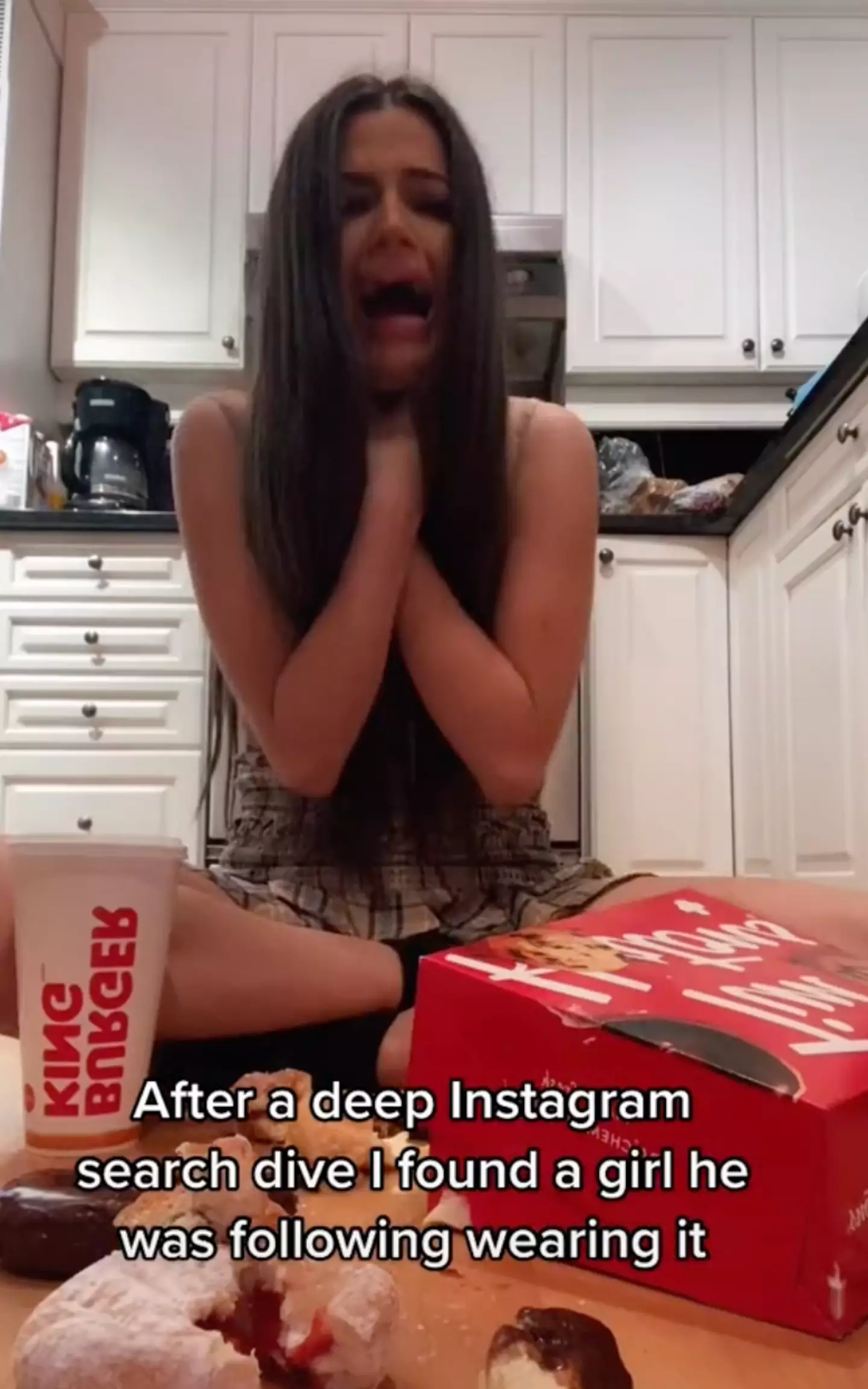 TikTok users were impressed with this girl's quick thinking. (