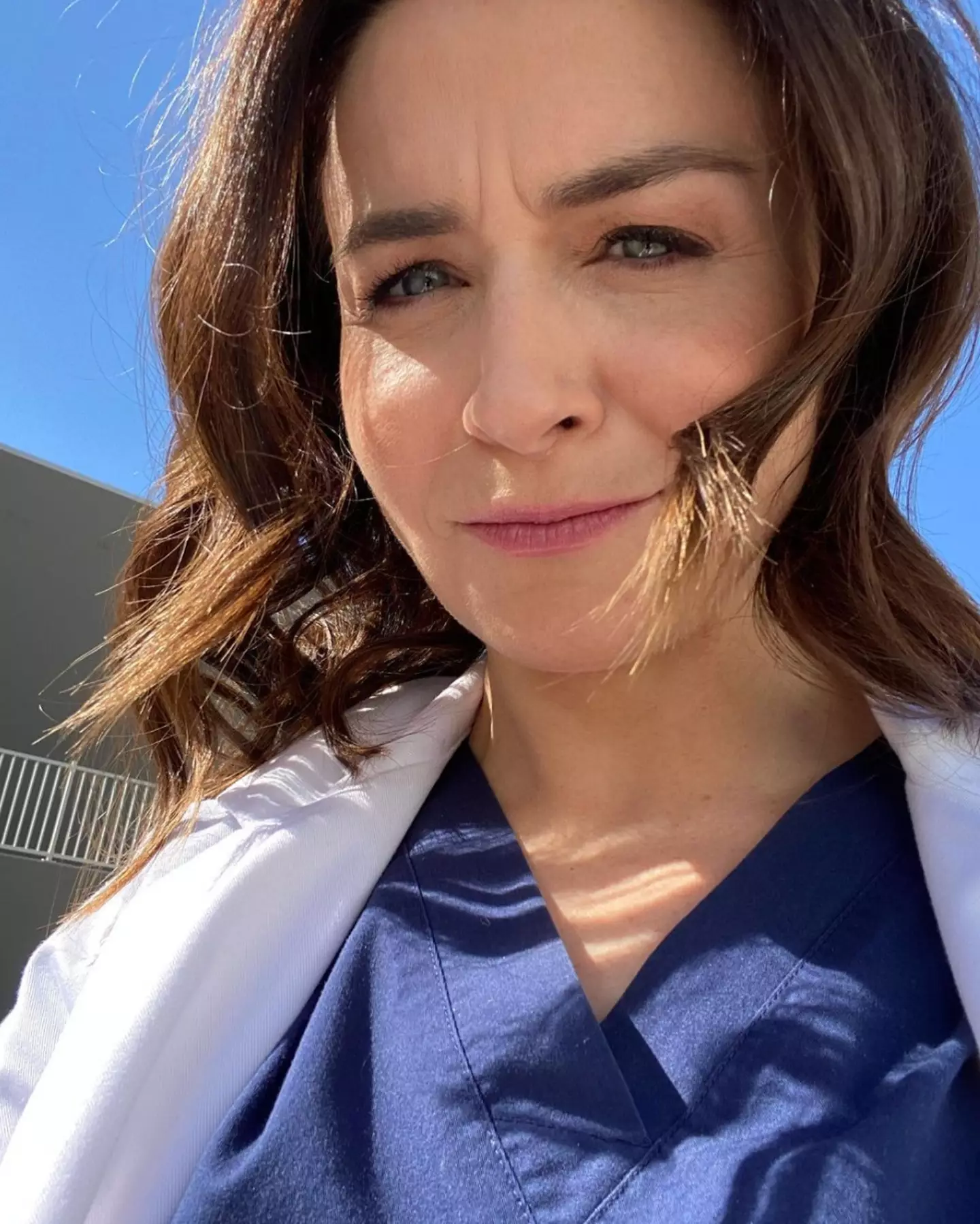 Scorsone plays Dr Amelia Shepherd in Grey's Anatomy.