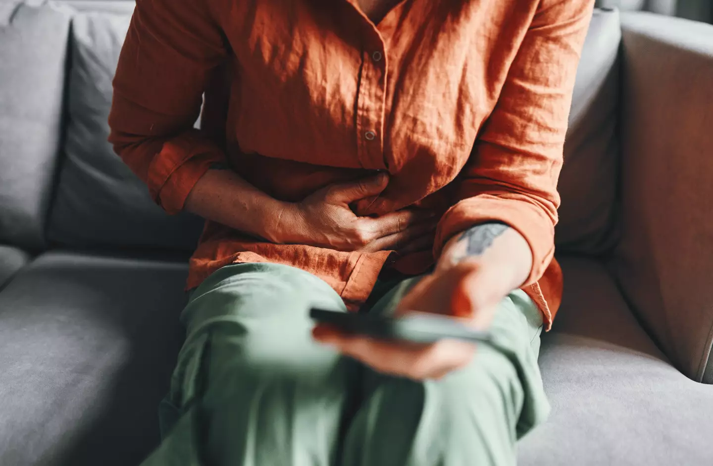 Stomach pain or bloating could also be signs (Getty Stock Image)