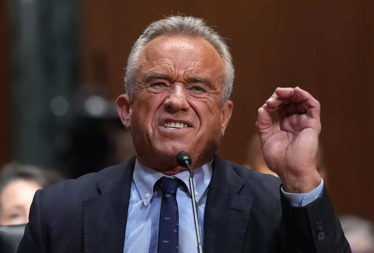 Kennedy fronted the new ban (Andrew Harnik/Getty Images)