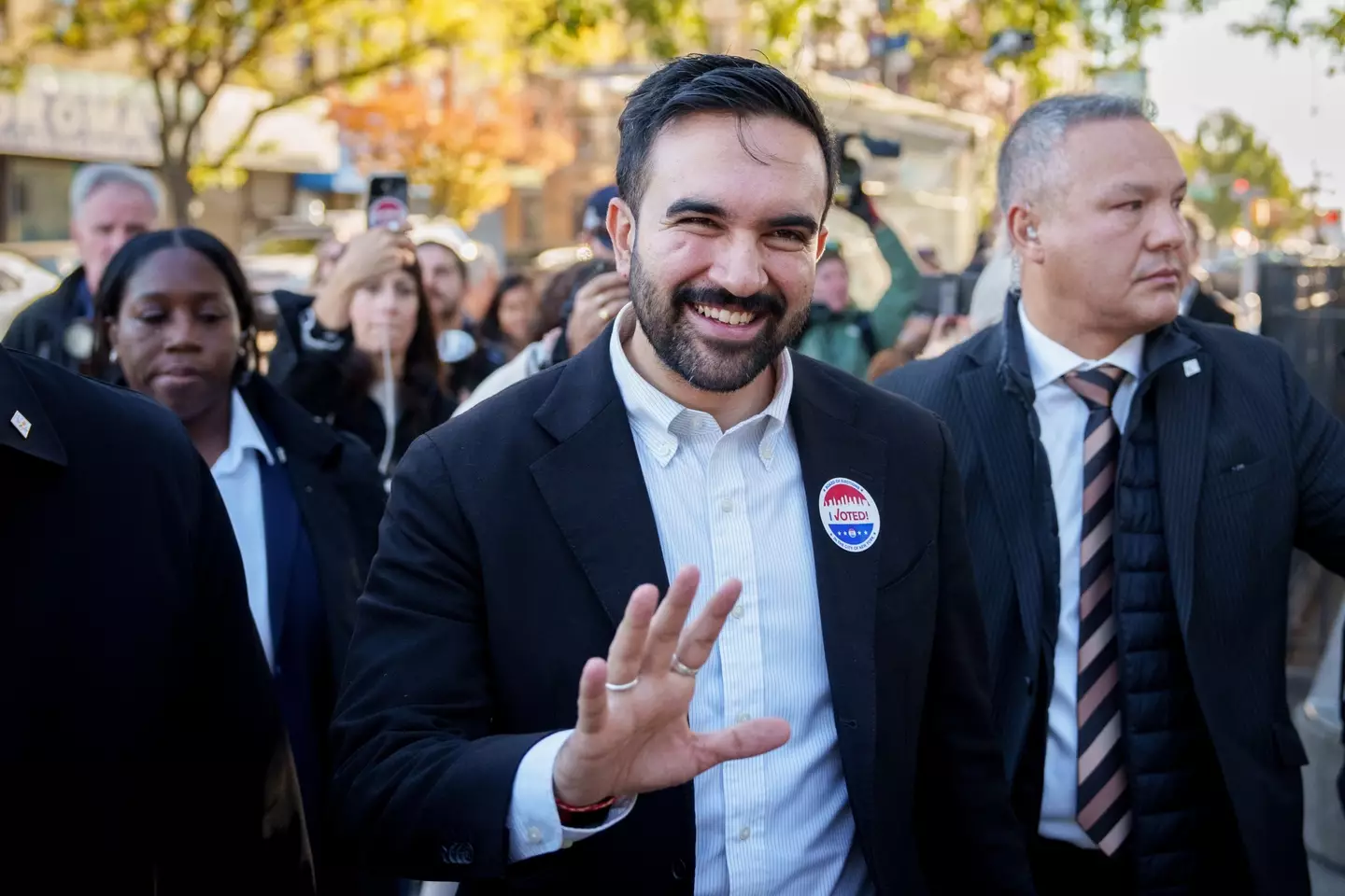 Mamdani won the mayoral elections in NYC yesterday (Adam Gray/Bloomberg via Getty Images)