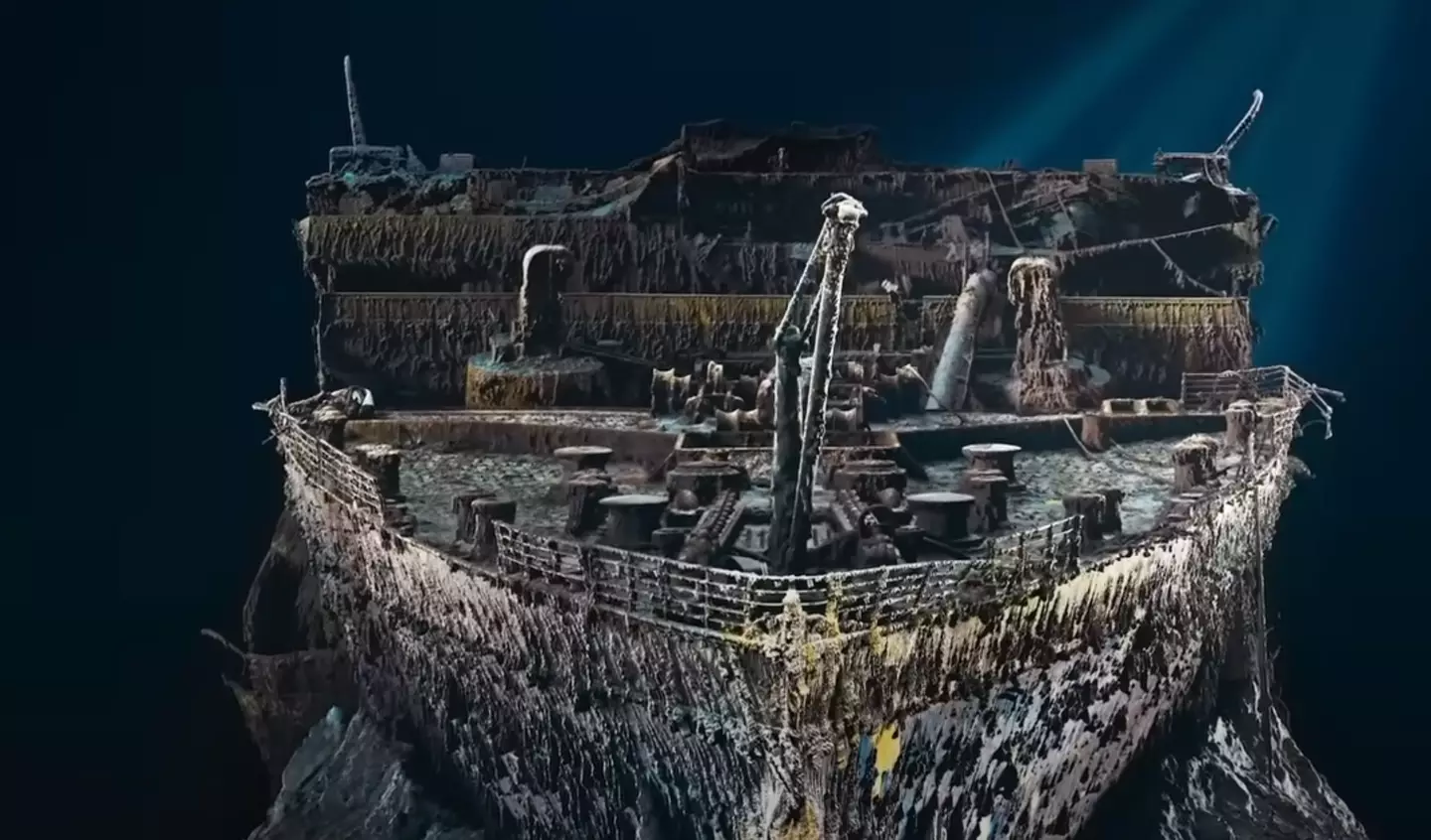 The scans have shed more light on the ship's final hours (National Geographic)