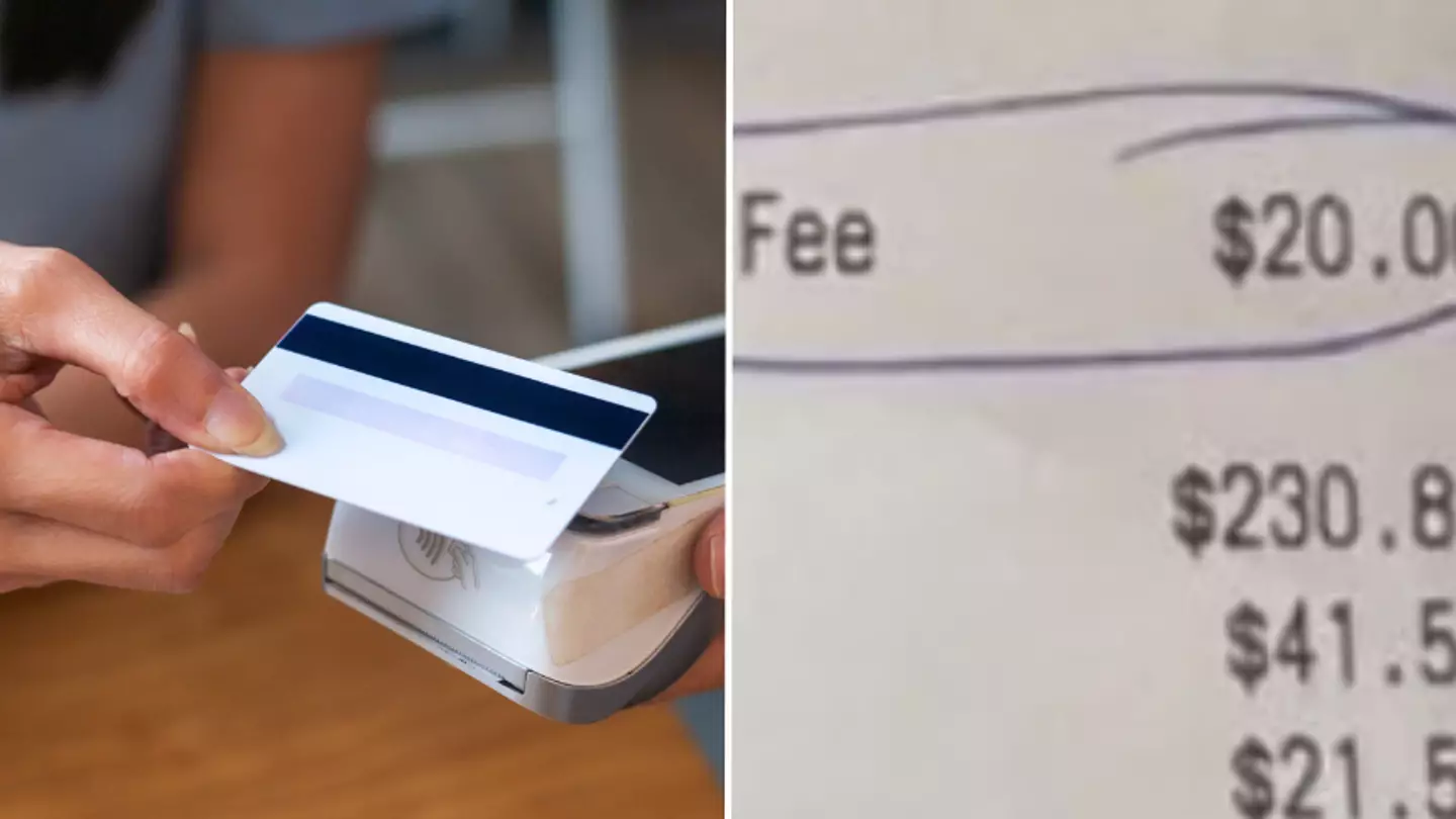 Restaurant slammed for charging customers ‘ridiculous’ and unexpected fee on receipt
