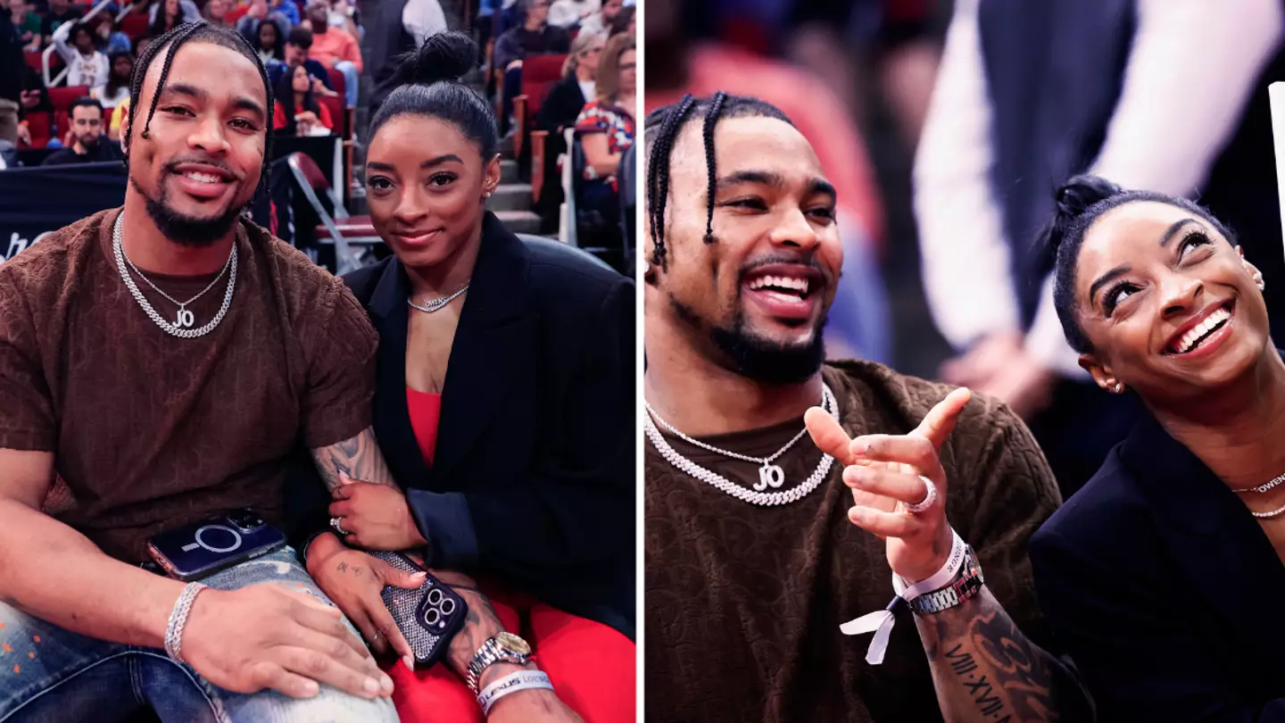 Simone Biles’ husband leaves fans furious over gold medal post following athlete’s sensational win