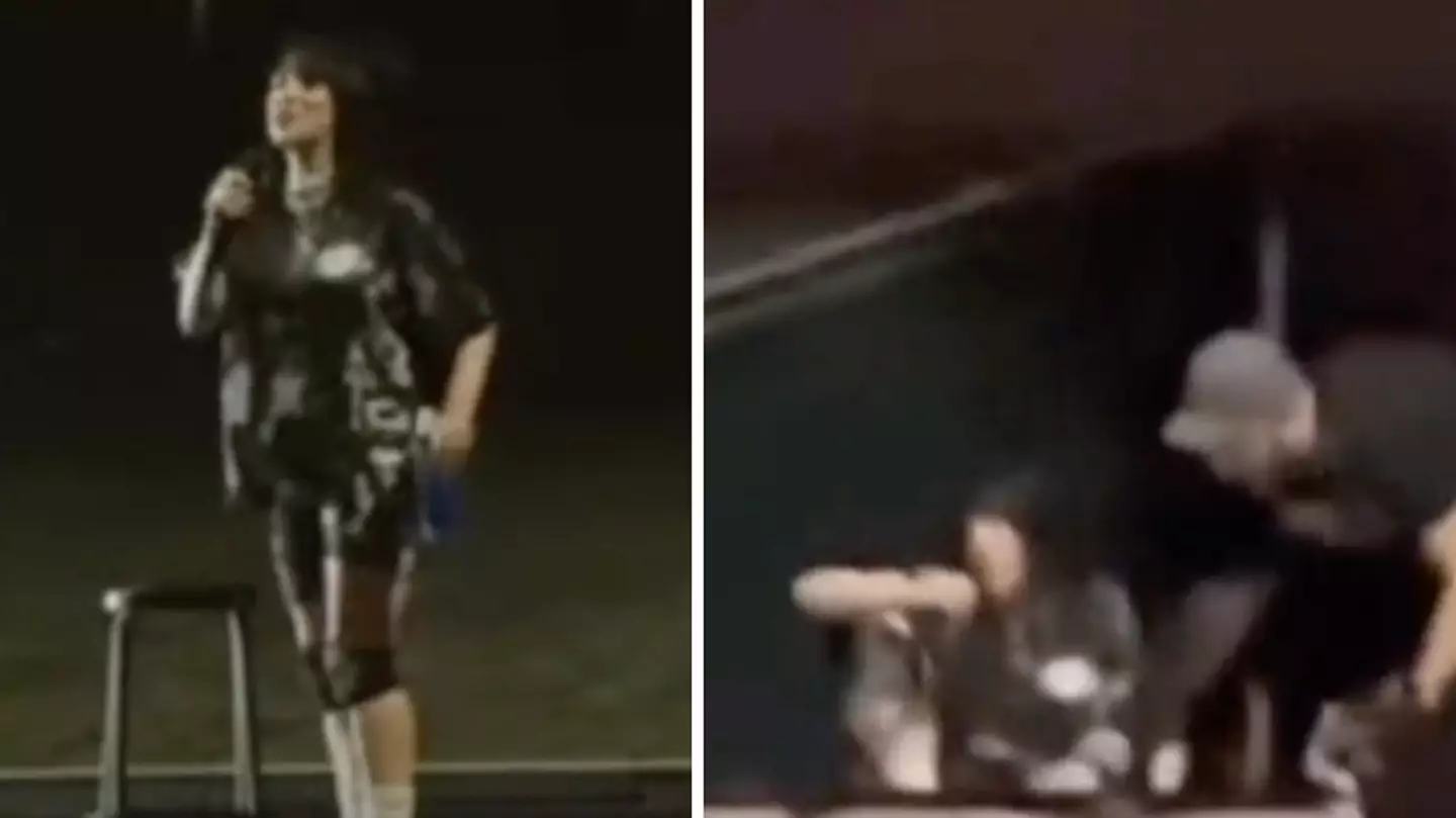 Billie Eilish Falls On Her Face During Coachella Performance
