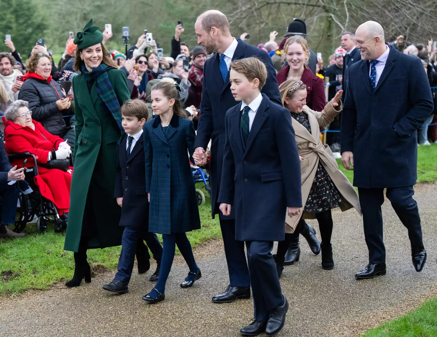 The royals flocked down to Sandringham (Samir Hussein/WireImage)