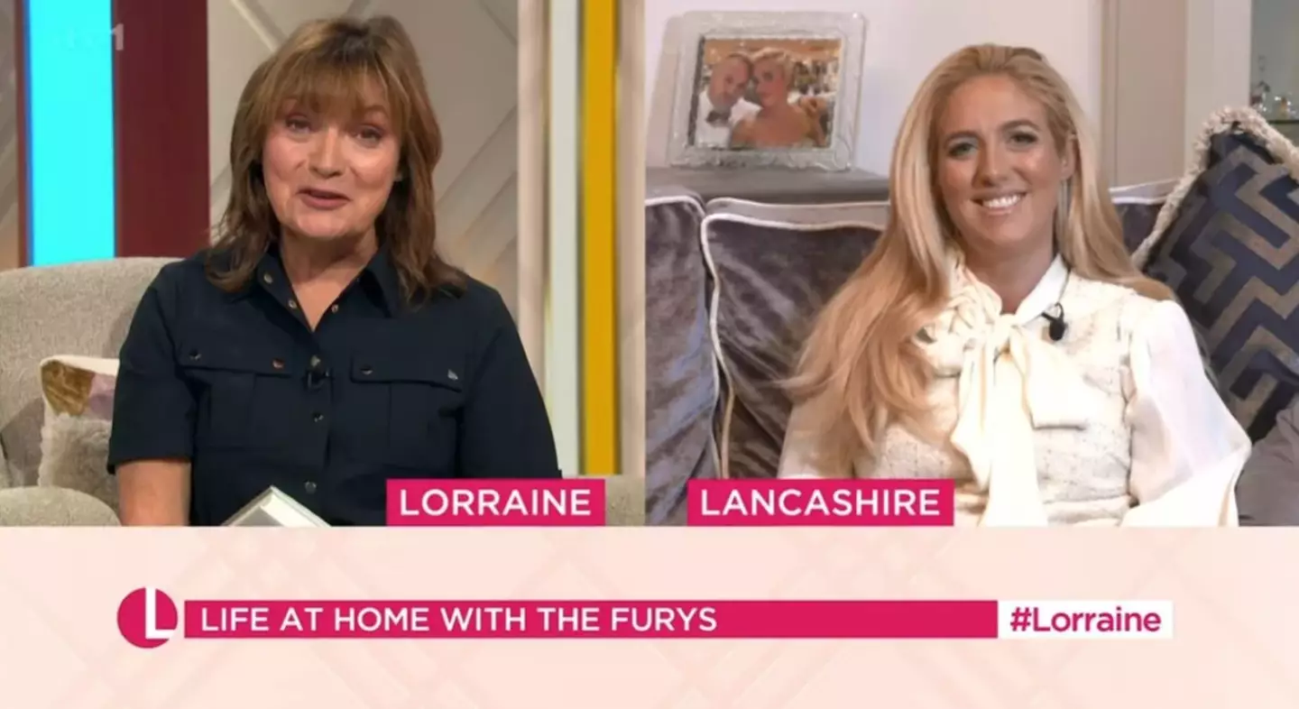 Lorraine Kelly asked Paris Fury if she'd ever go in the I'm A Celeb jungle.