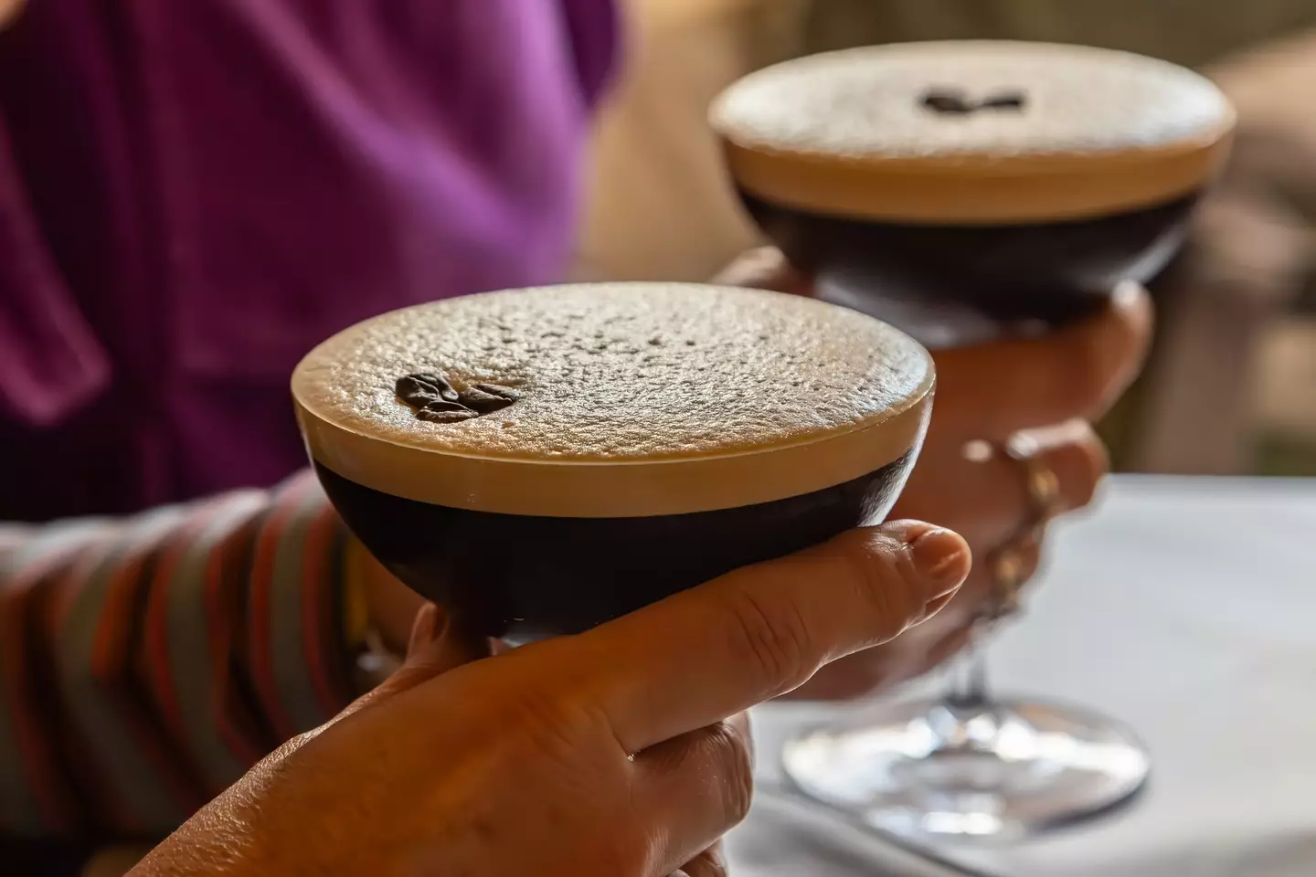 A key ingredient used in espresso martinis, Kahlúa, isn't actually suitable for vegetarians. (Lemanieh / Getty Images)