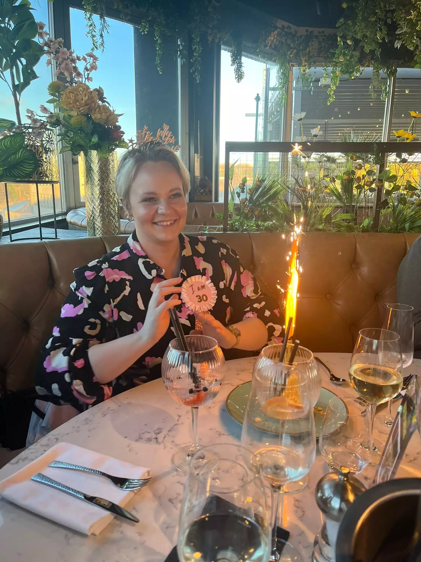 Laura has been left with life-long burns.