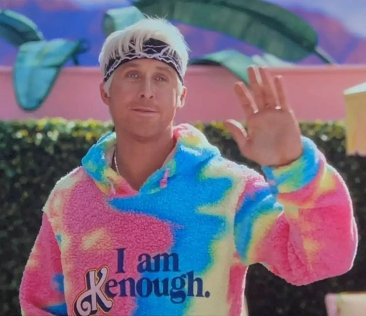 You can get your hands on a replica of this hoodie as modelled by Ken himself.
