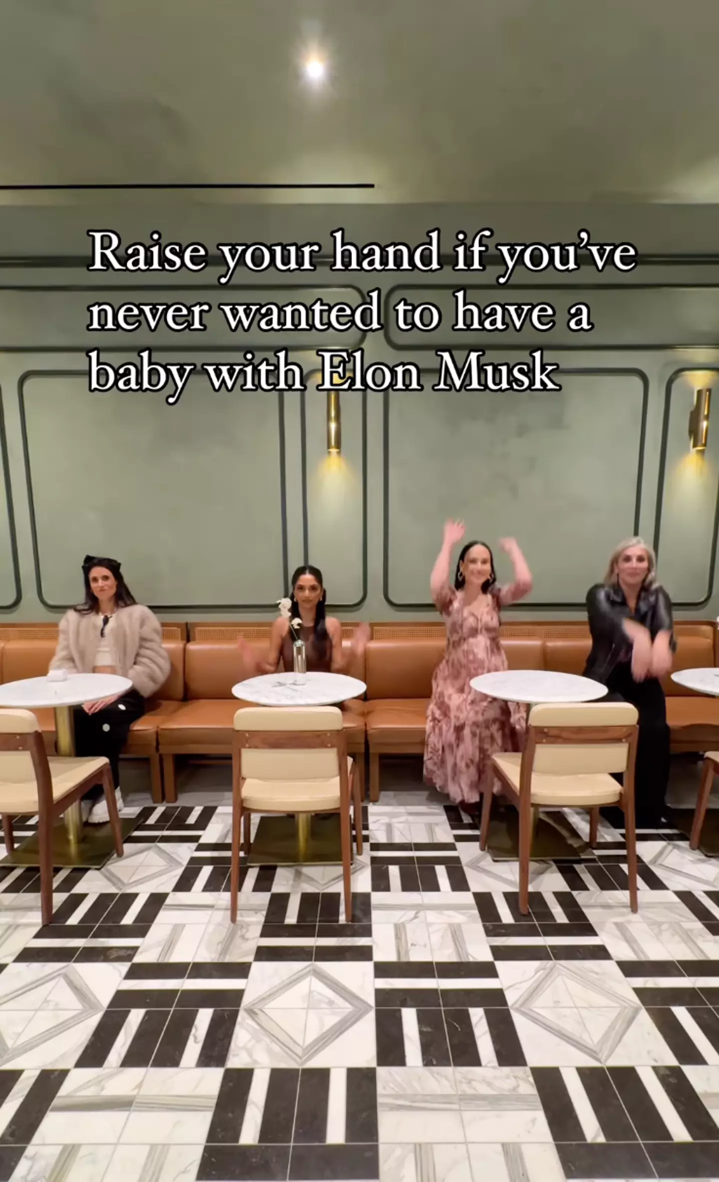 Meena Harris took to social media to share a post claiming Musk had 'ran away' from his 'baby mamas' (Instagram/@meena)