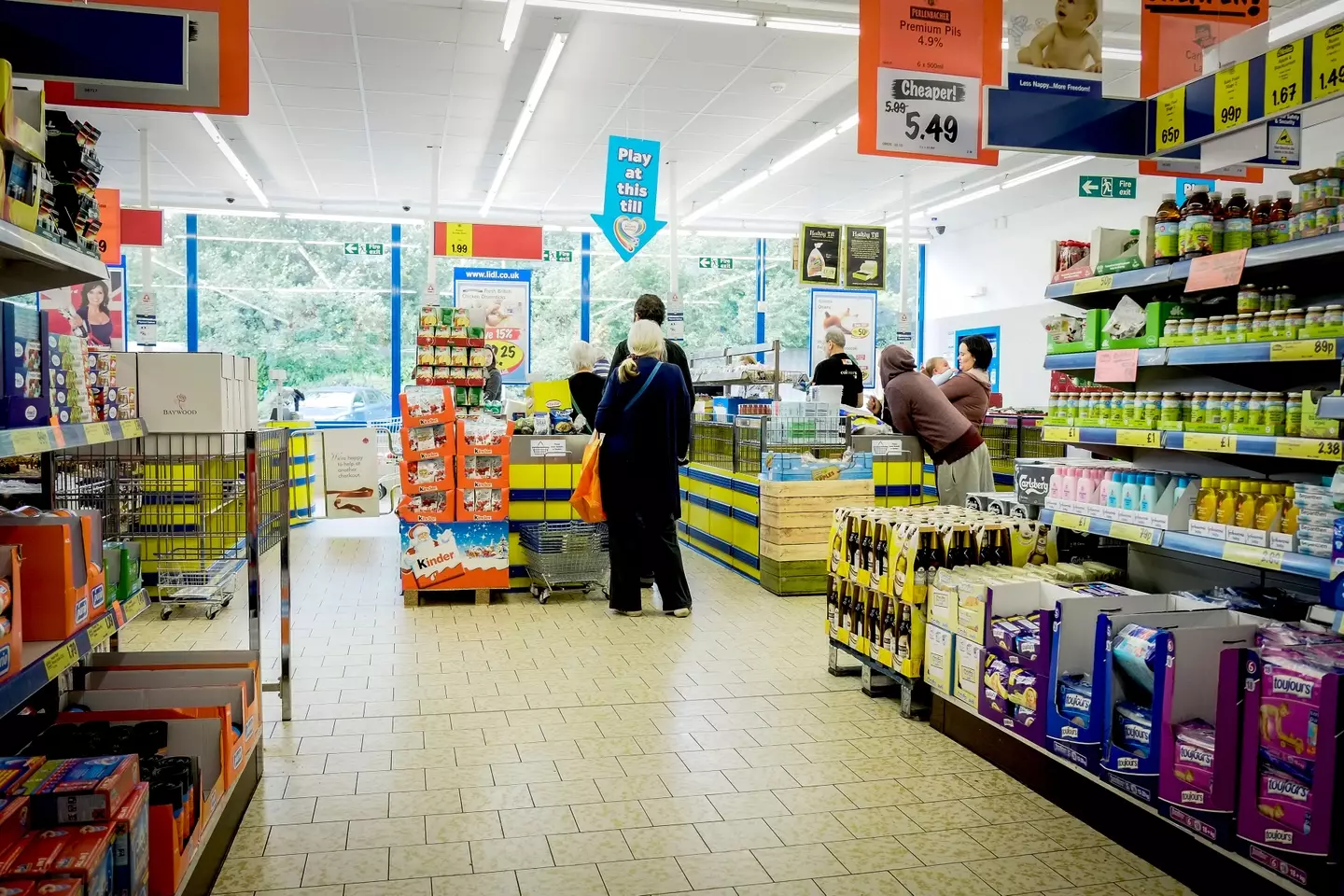 An onlooker claimed that other shoppers who were queuing nearby 'had turned to look at what was going on, causing yet more unnecessary embarrassment'.