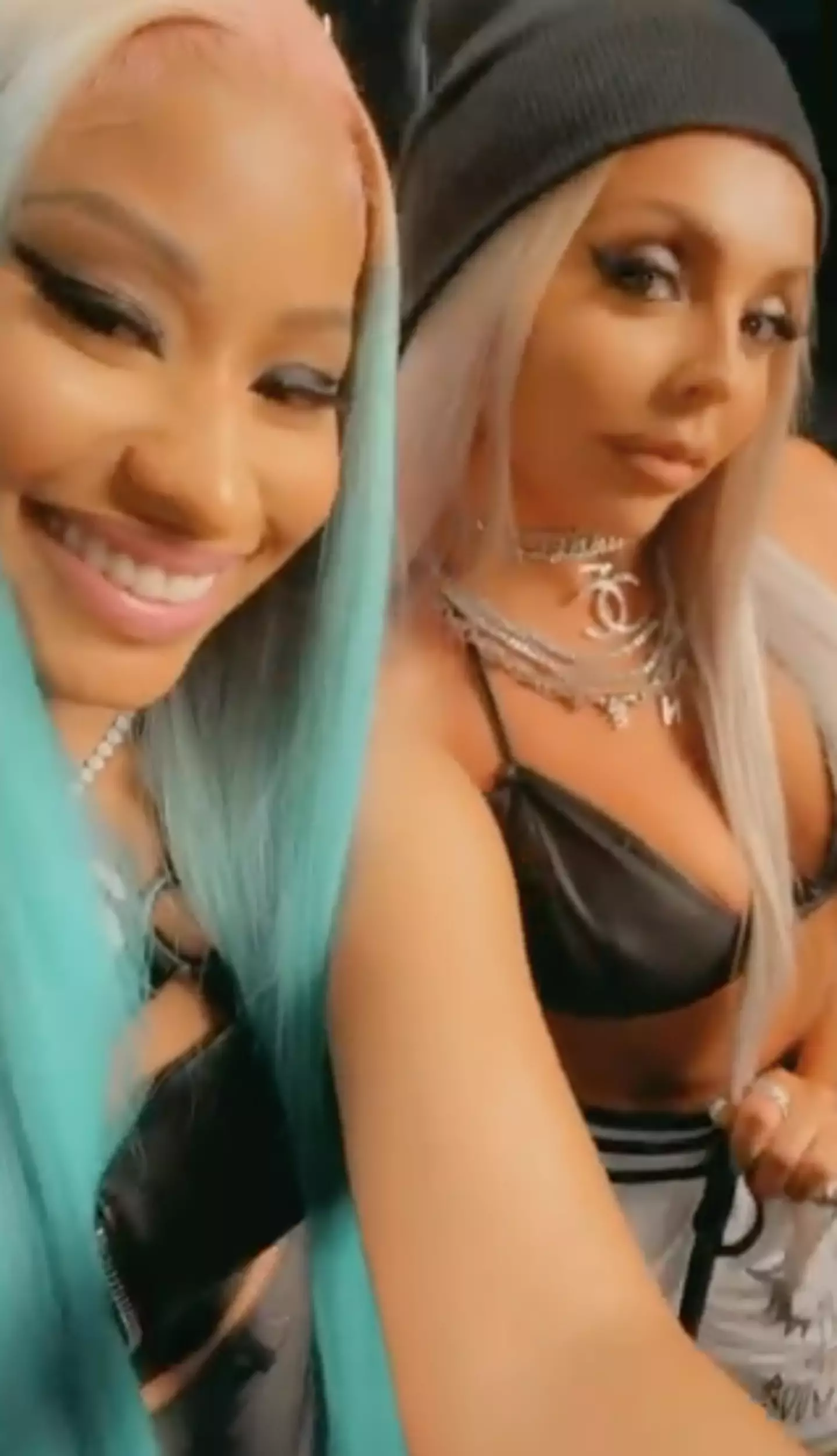 Nicki Minaj told fans of the Insta live earlier in the day (