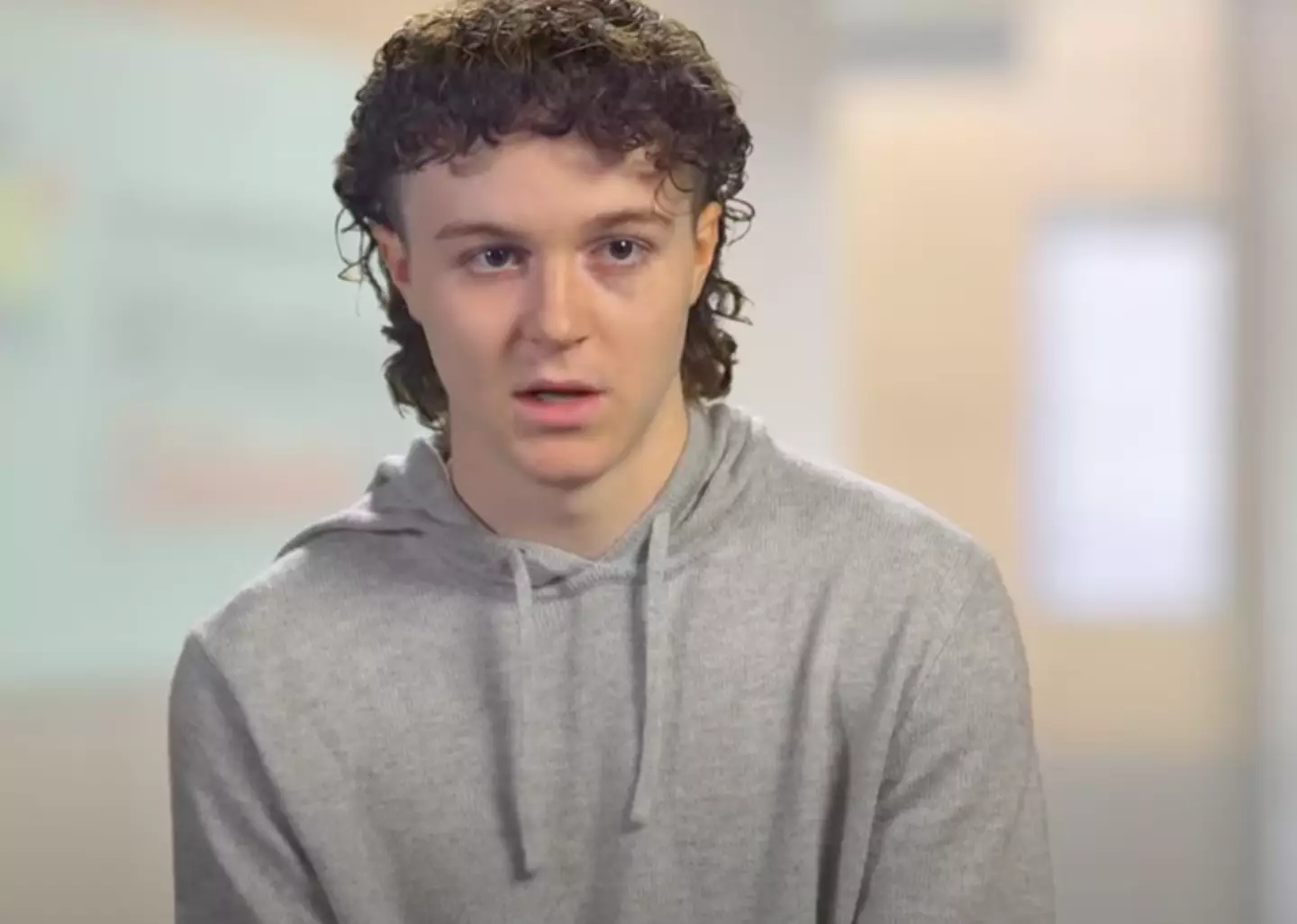 He claims his lump was dismissed as a sign of puberty (MD Anderson Cancer Center/Youtube)