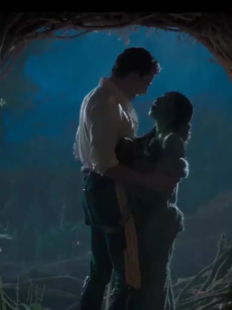 Elphaba's 'sex cardigan' has become a viral phenomenon (Universal)