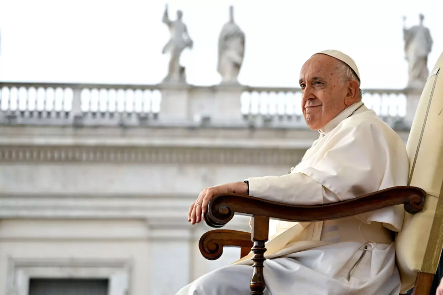 Pope Francis passed away on Easter Monday (21 April) (Vatican Media via Vatican Pool/Getty Images)