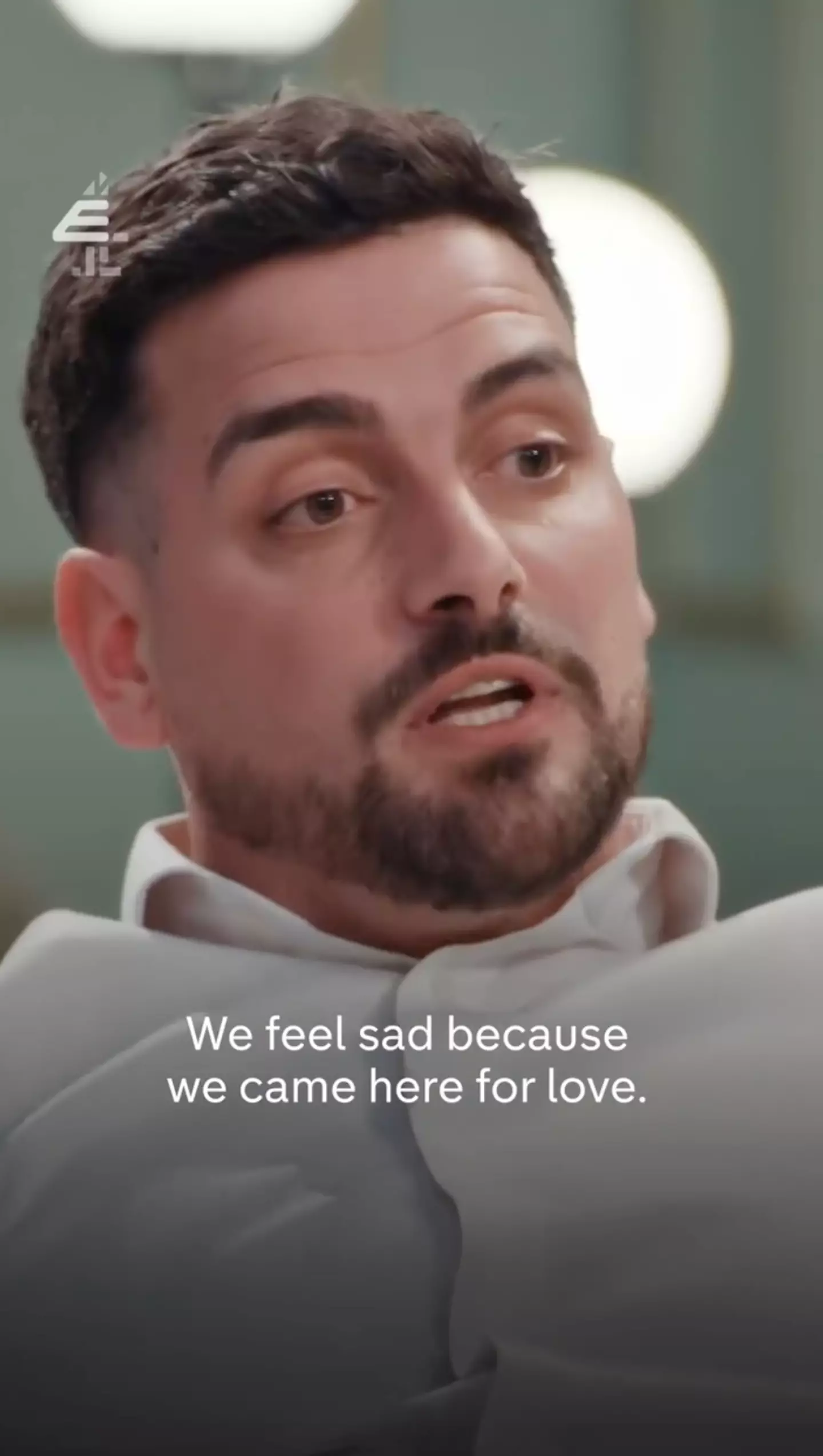 Caspar got extremely candid explaining why he was so 'sad' (Channel 4)